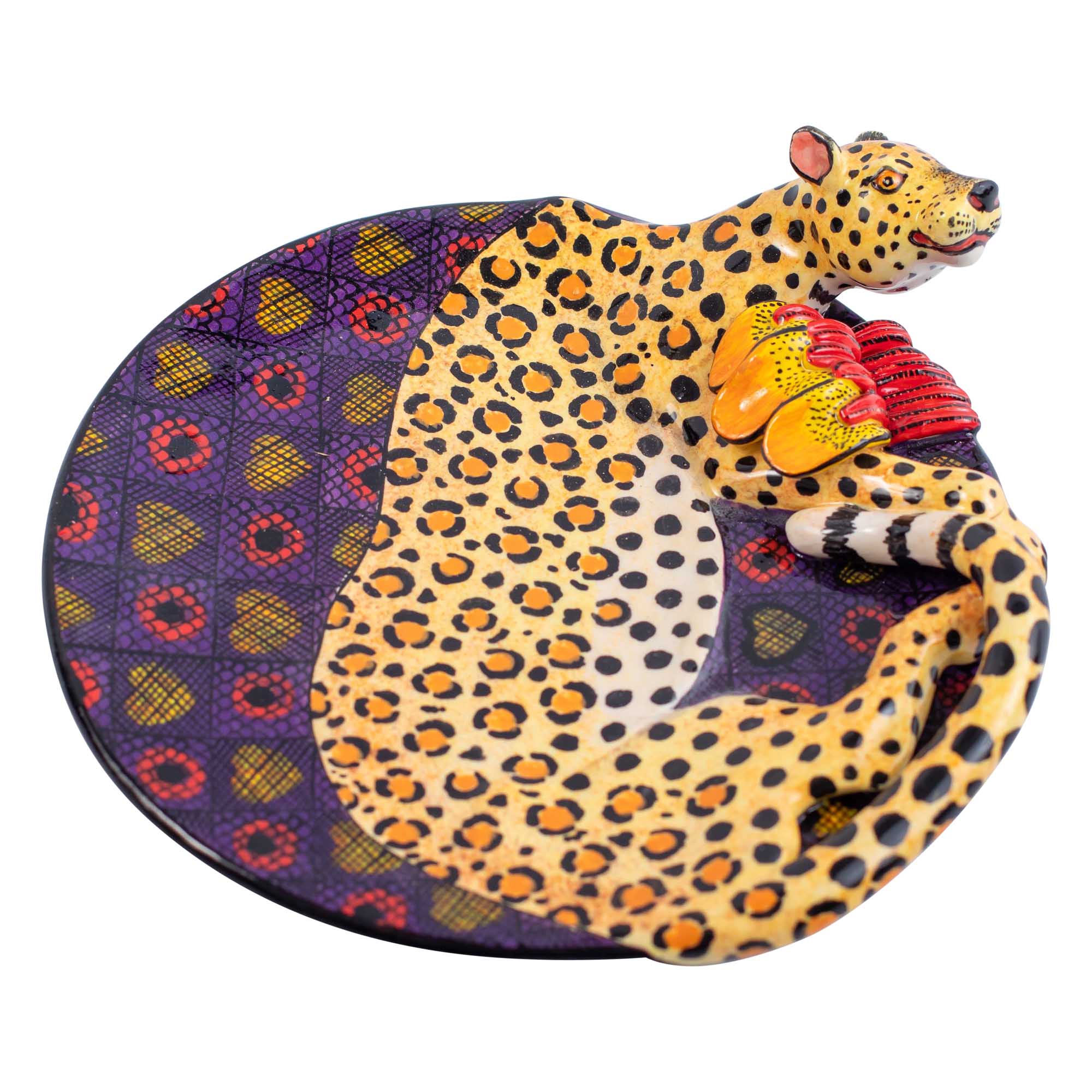 Leopard coin dish