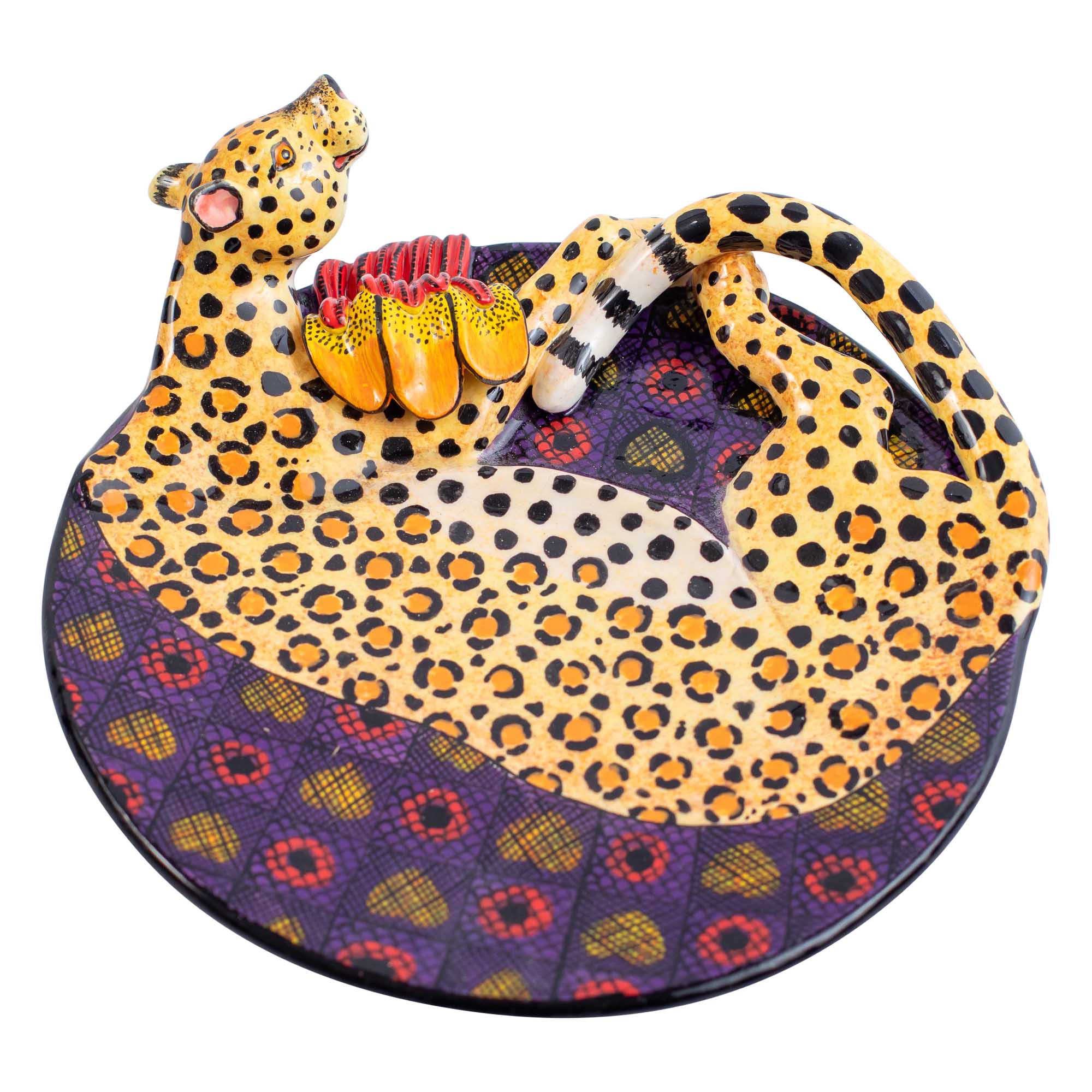 Leopard coin dish