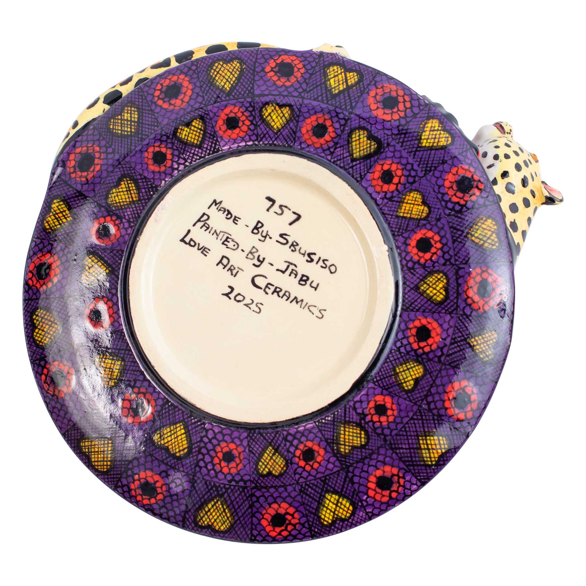 Leopard coin dish
