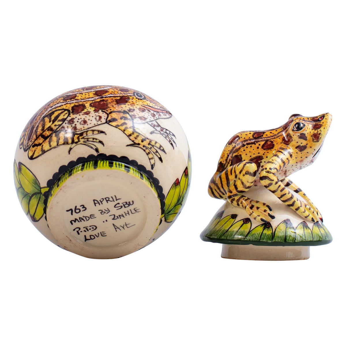 Frog jewelry box