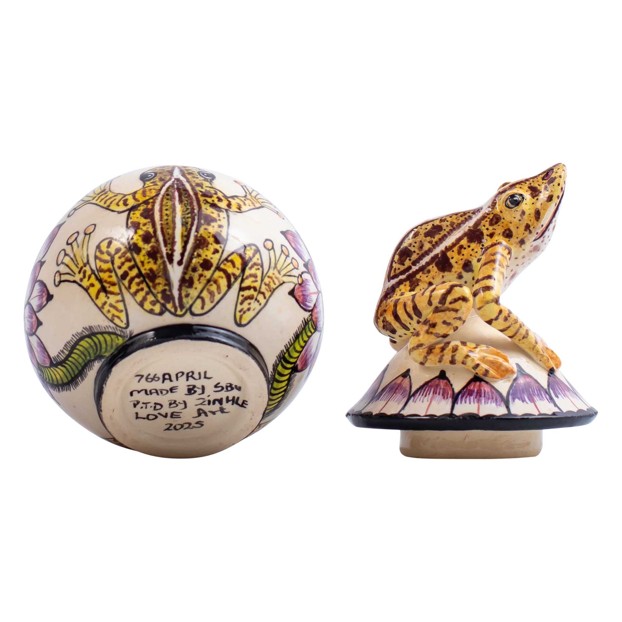 Frog jewelry box