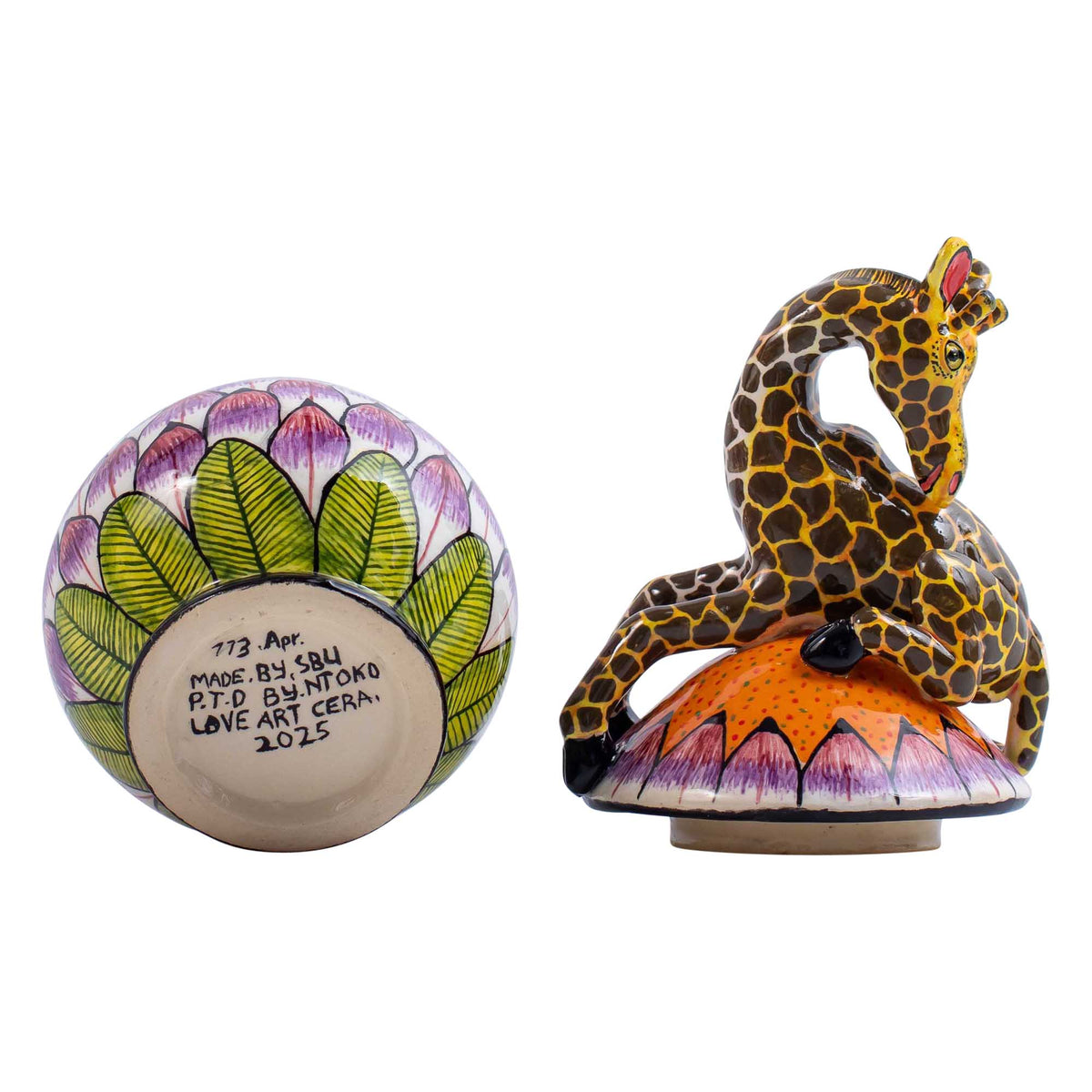 Giraffe jewelry box