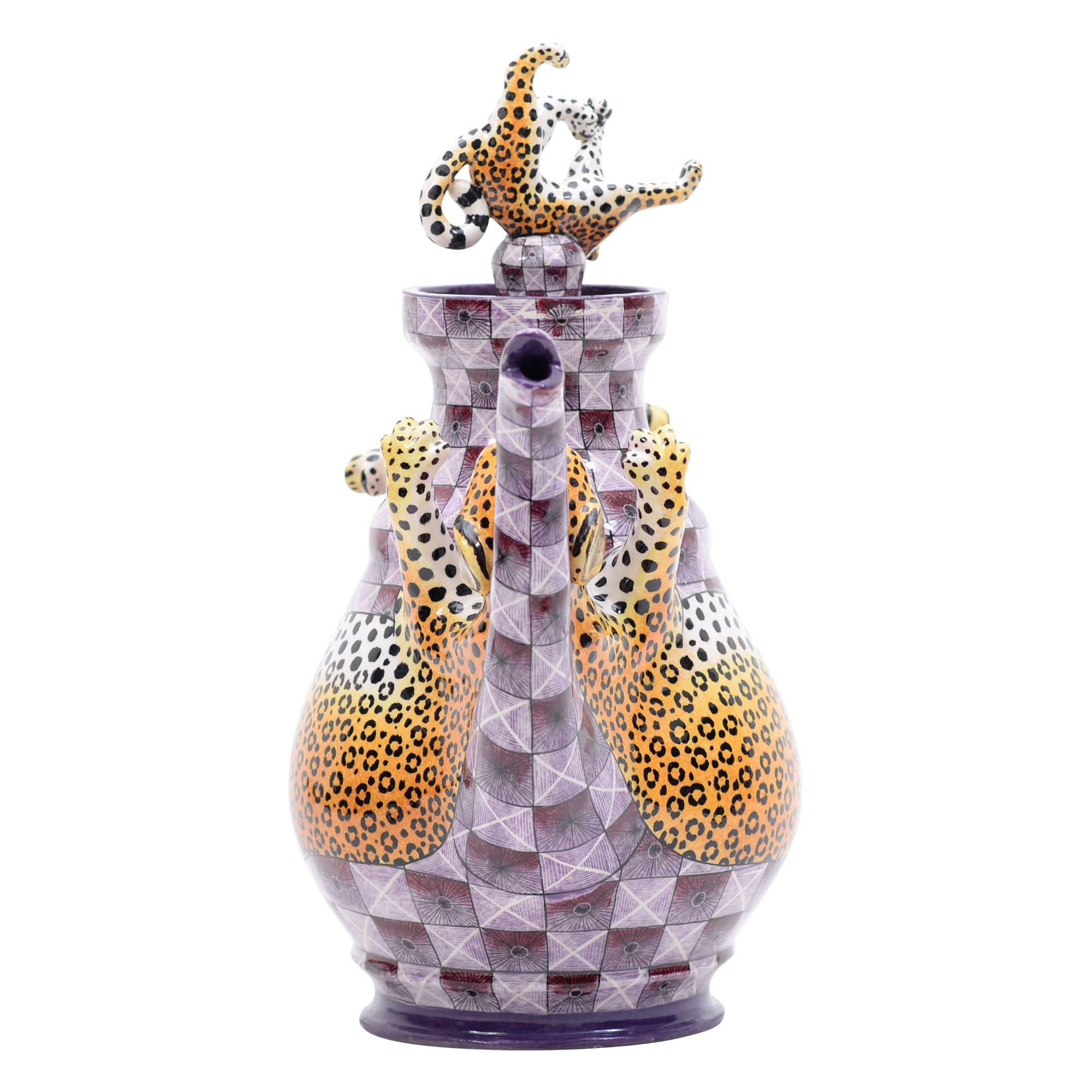 Leopard teapot