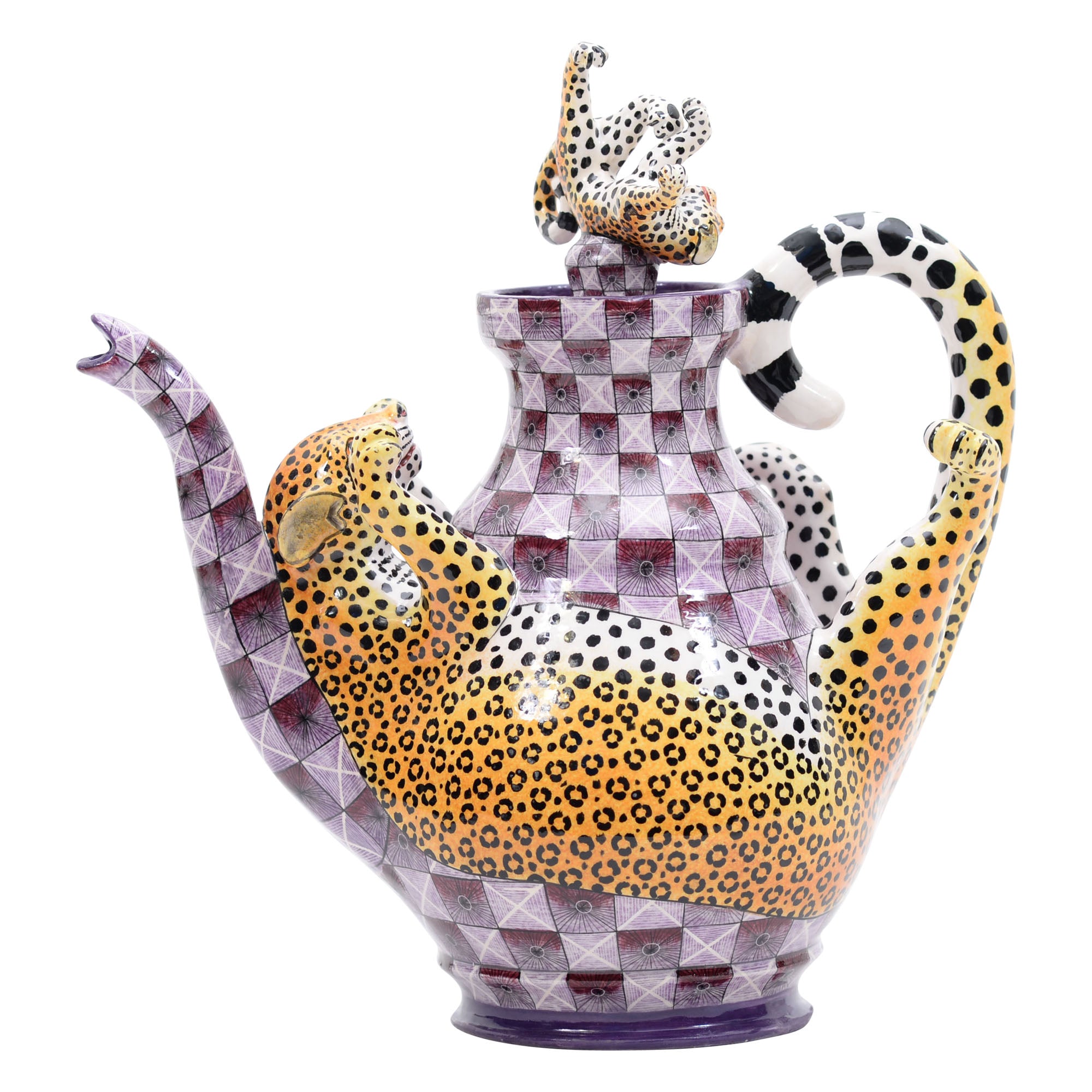 Leopard teapot