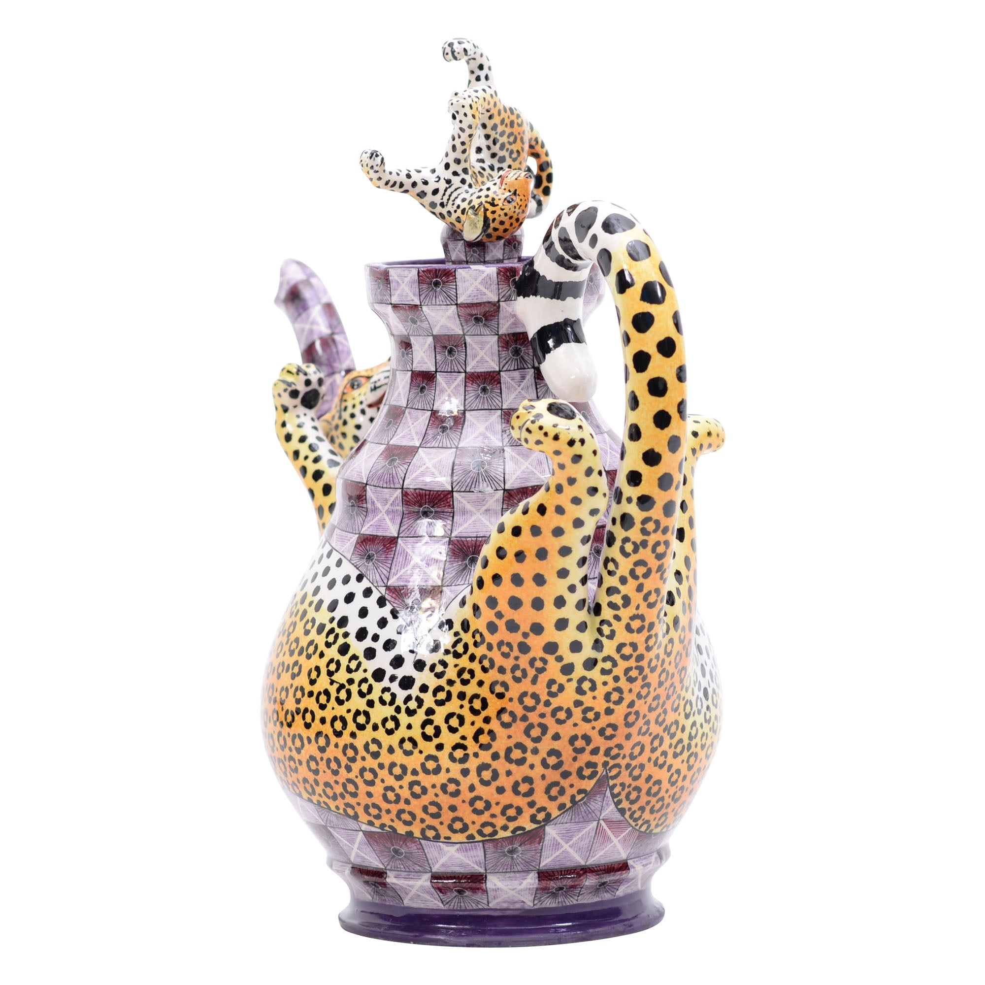 Leopard teapot