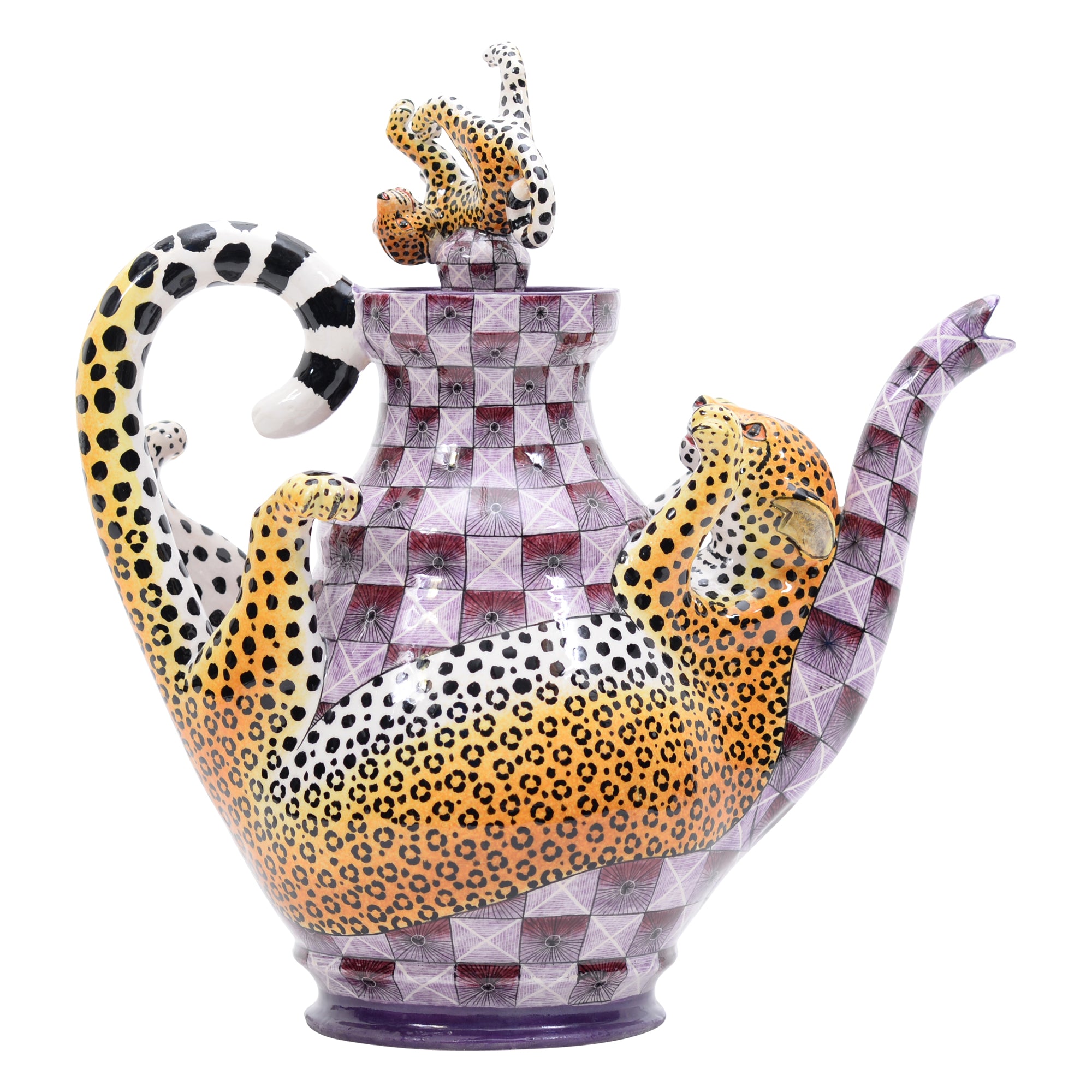 Leopard teapot