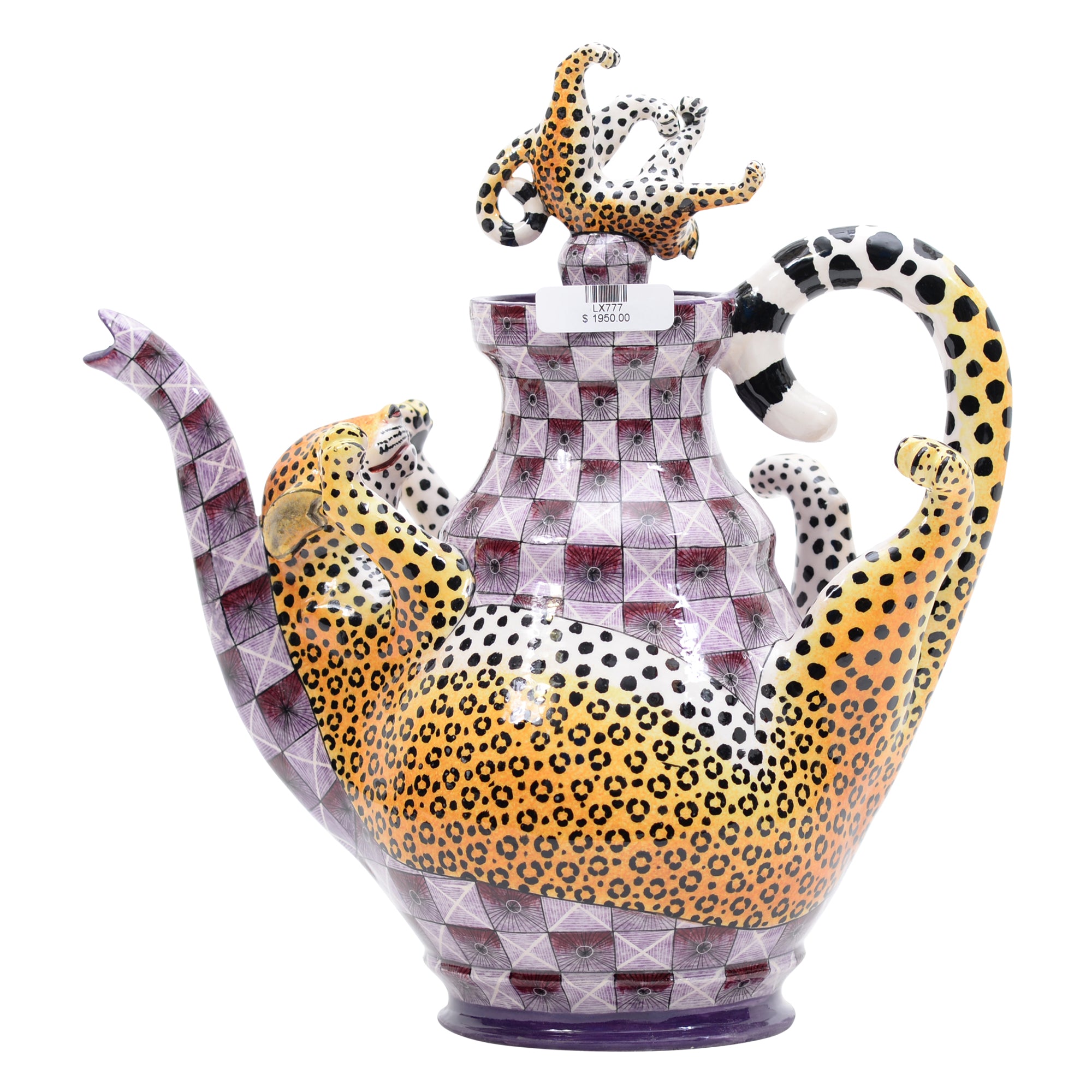 Leopard teapot