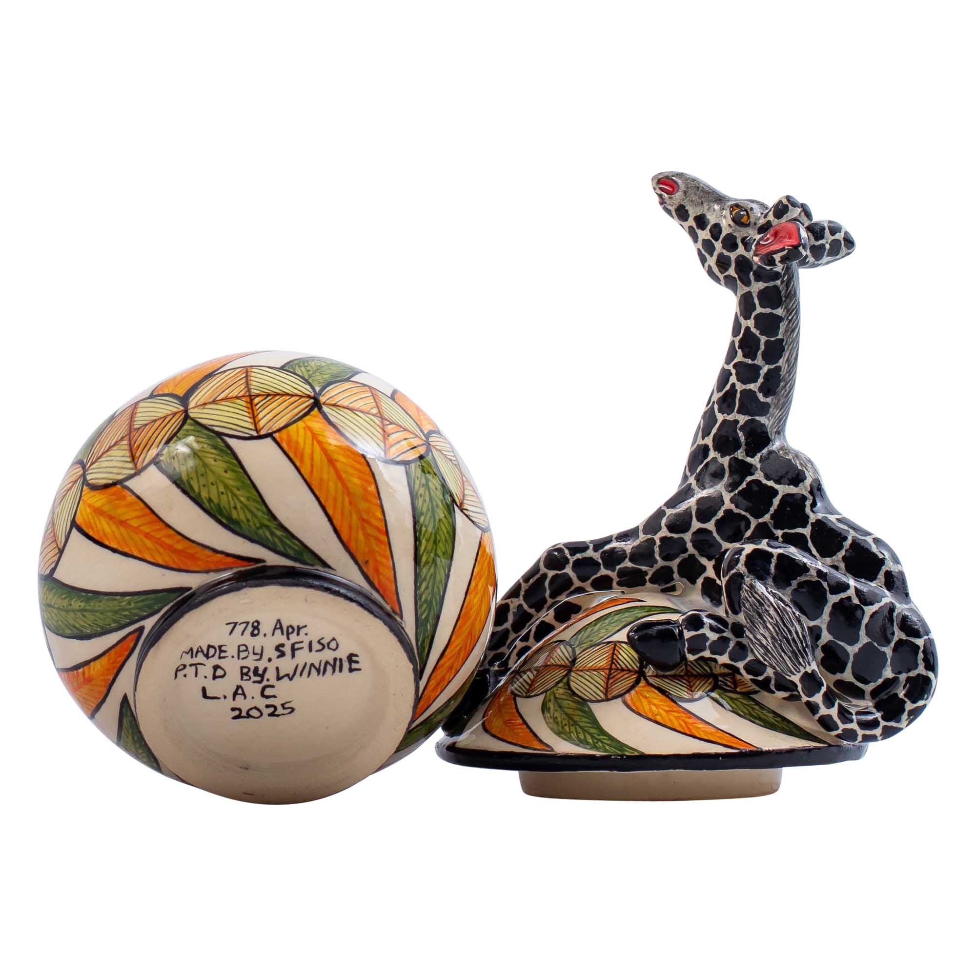 Giraffe jewelry box