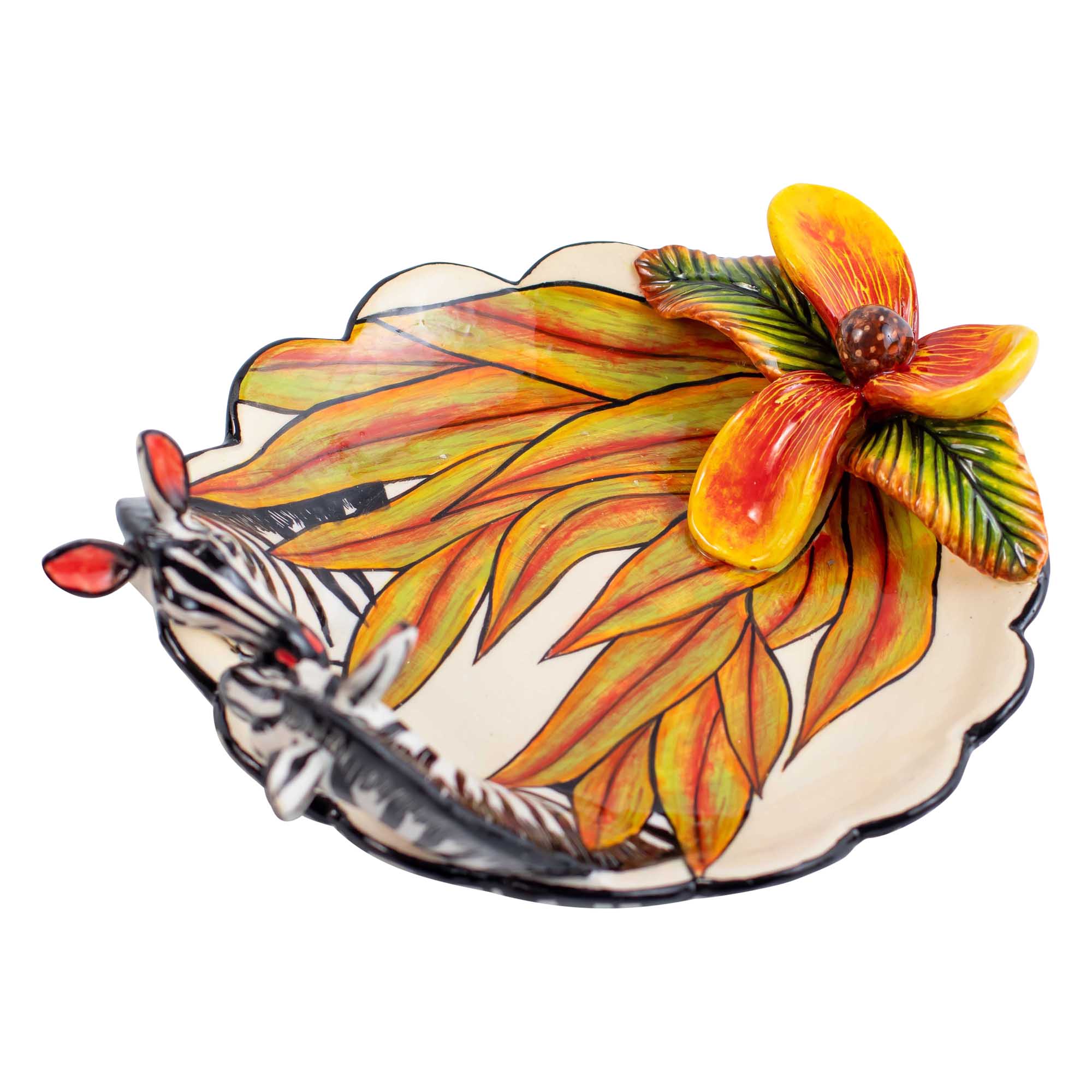 Zebra coin dish