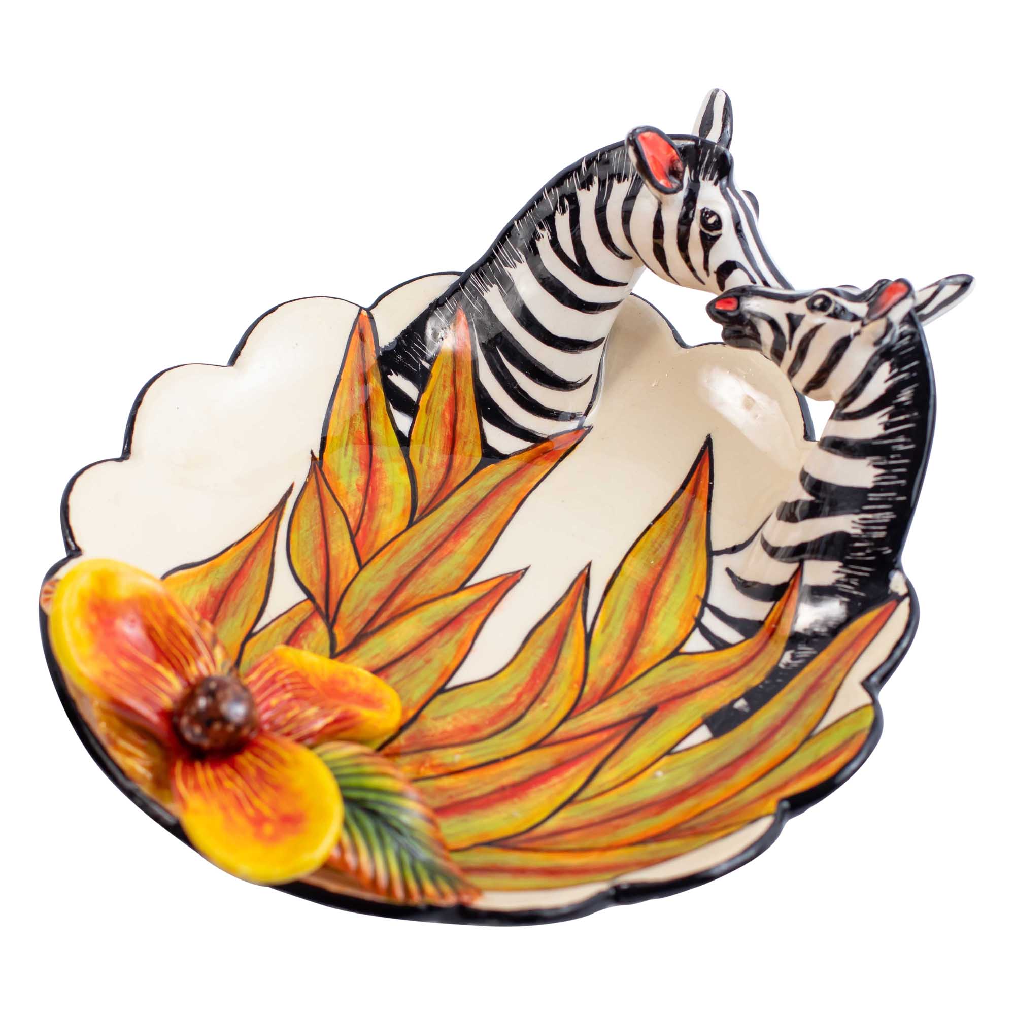Zebra coin dish