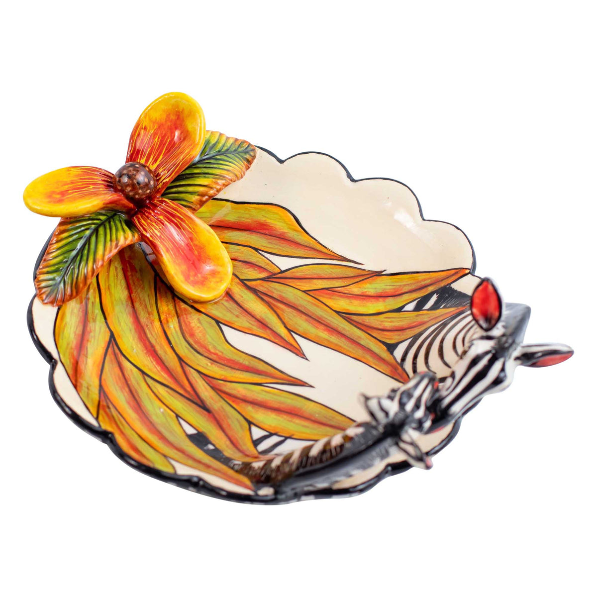 Zebra coin dish
