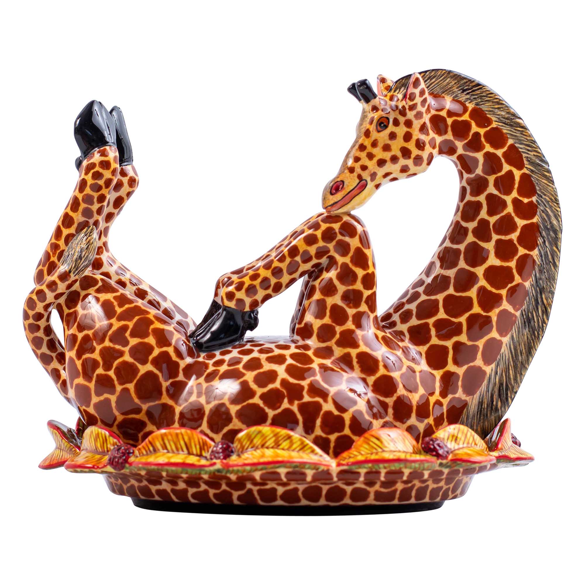 Giraffe butterdish