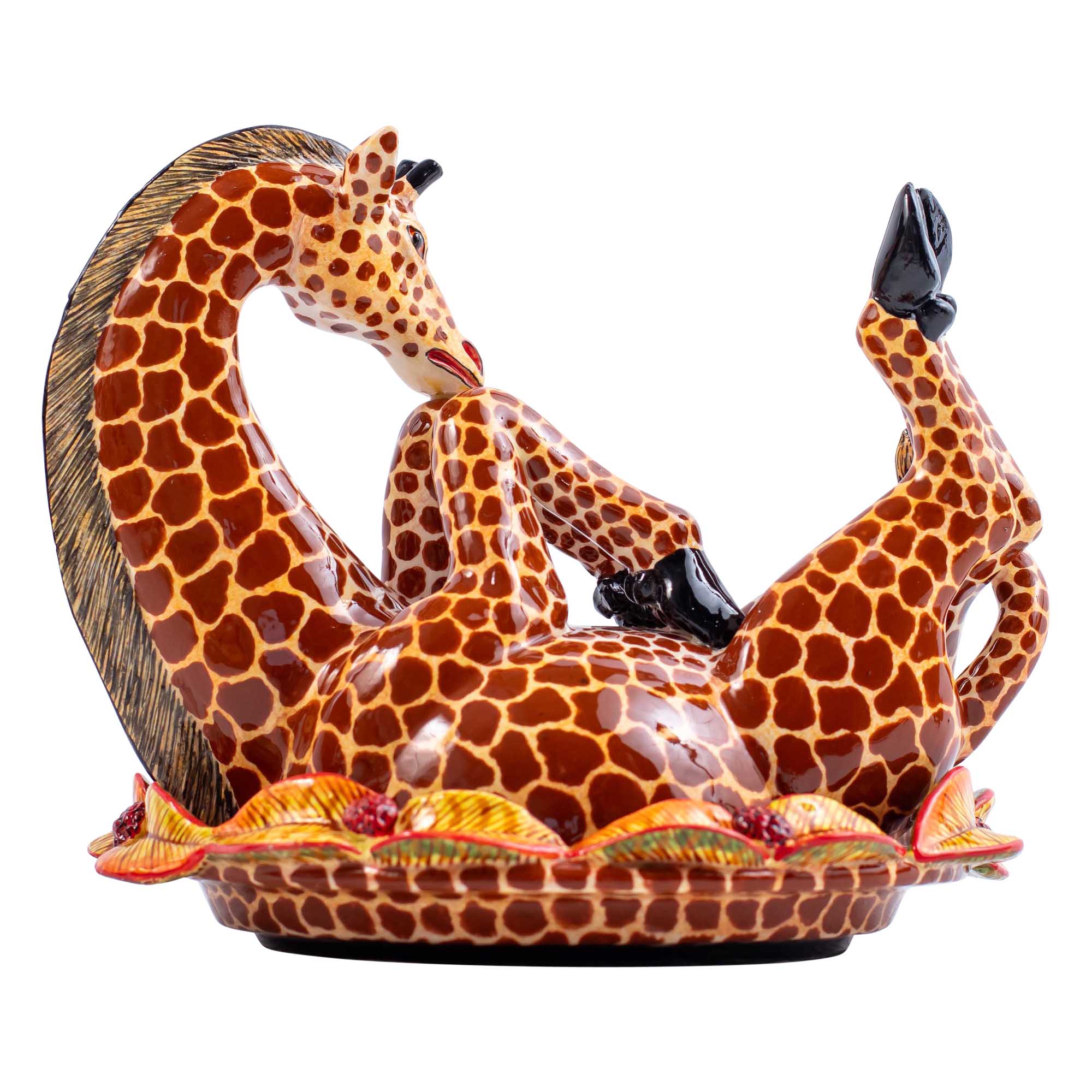 Giraffe butterdish