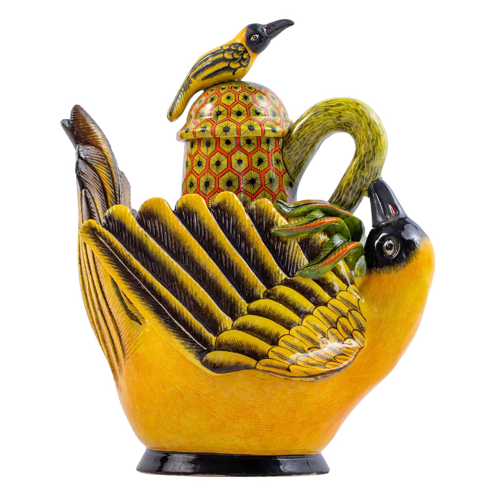 Weaverbird teapot
