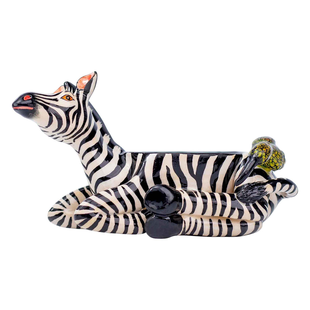 Zebra peanut bowl