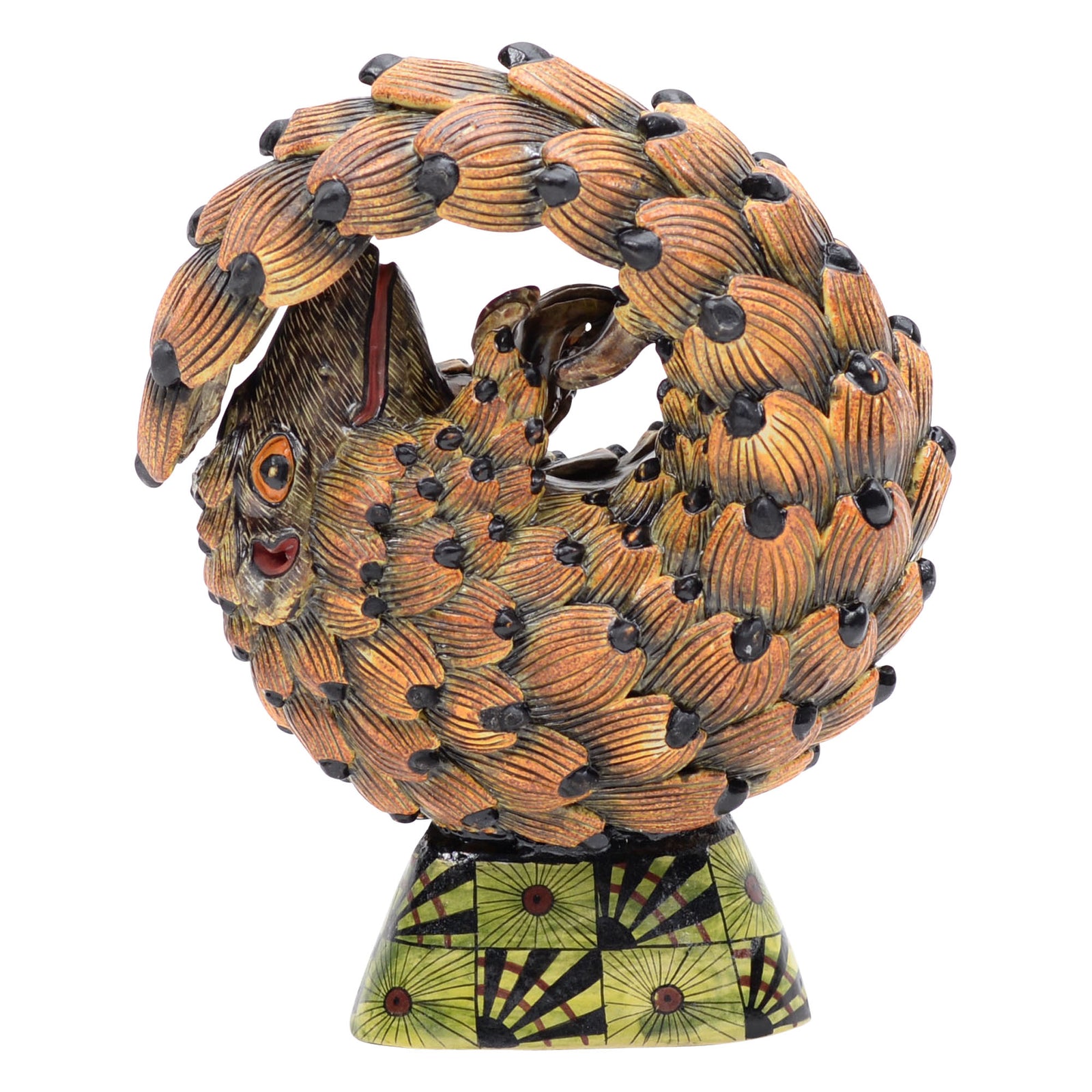 Pangolin sculpture