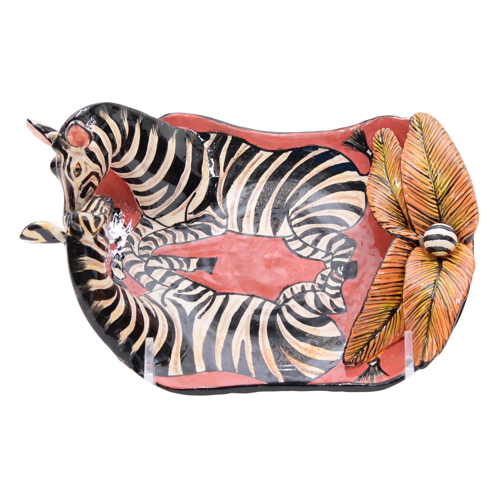 Zebra coin dish