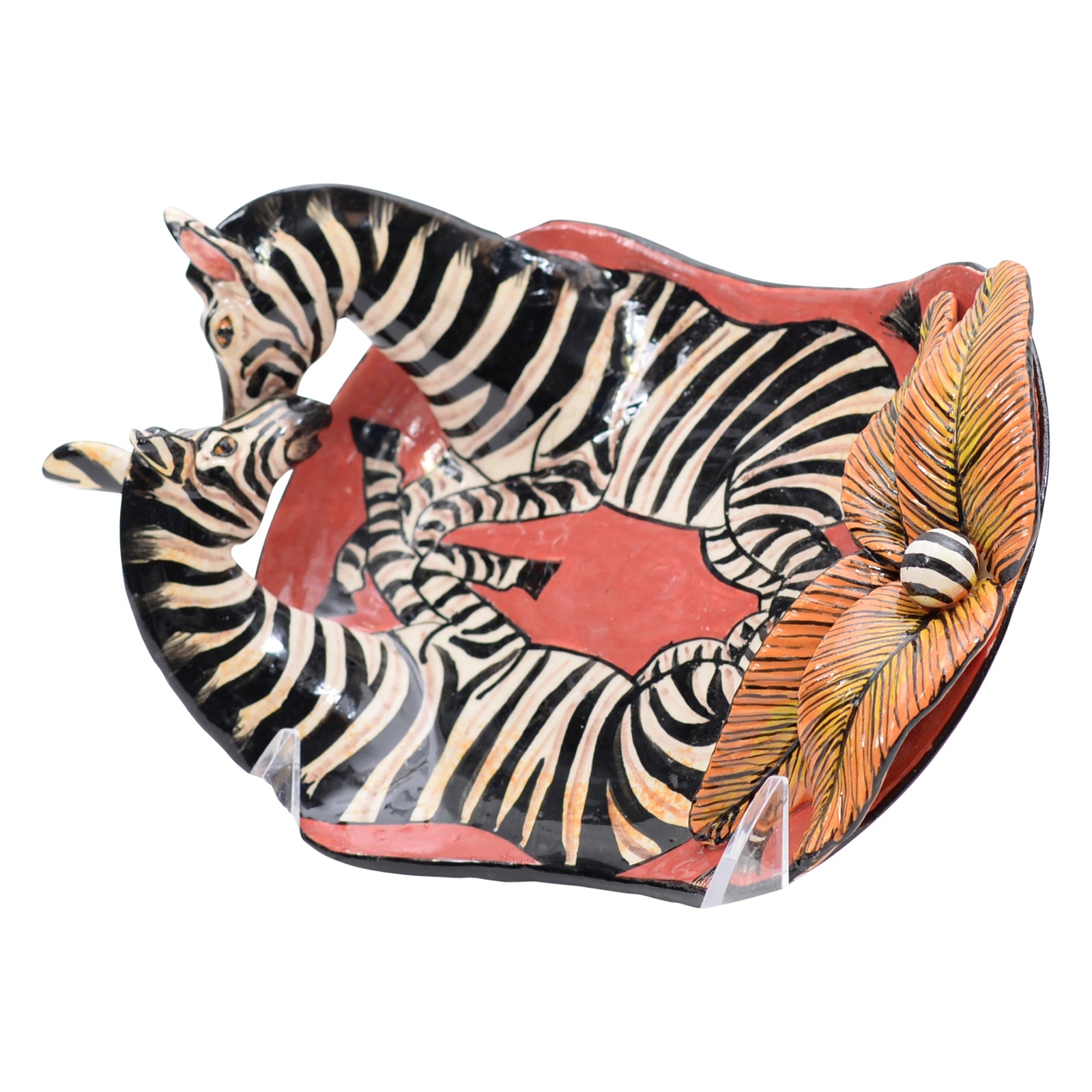 Zebra coin dish