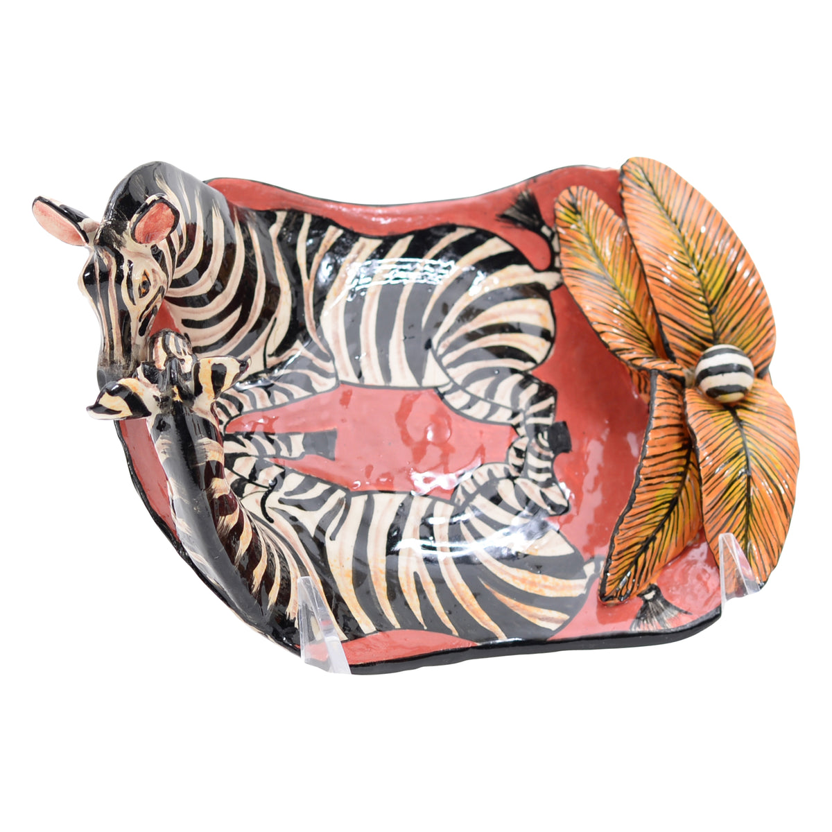 Zebra coin dish