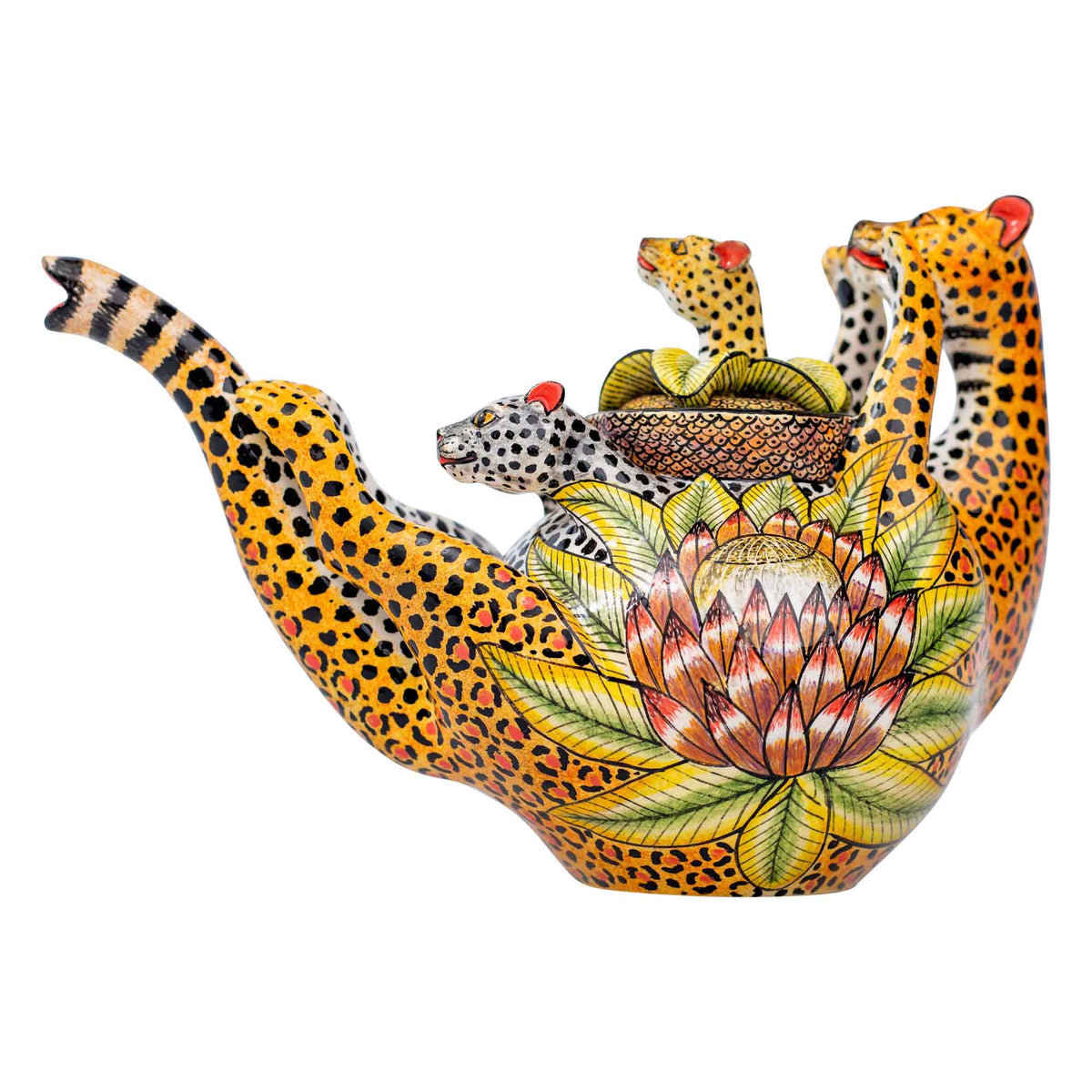 Leopard teapot