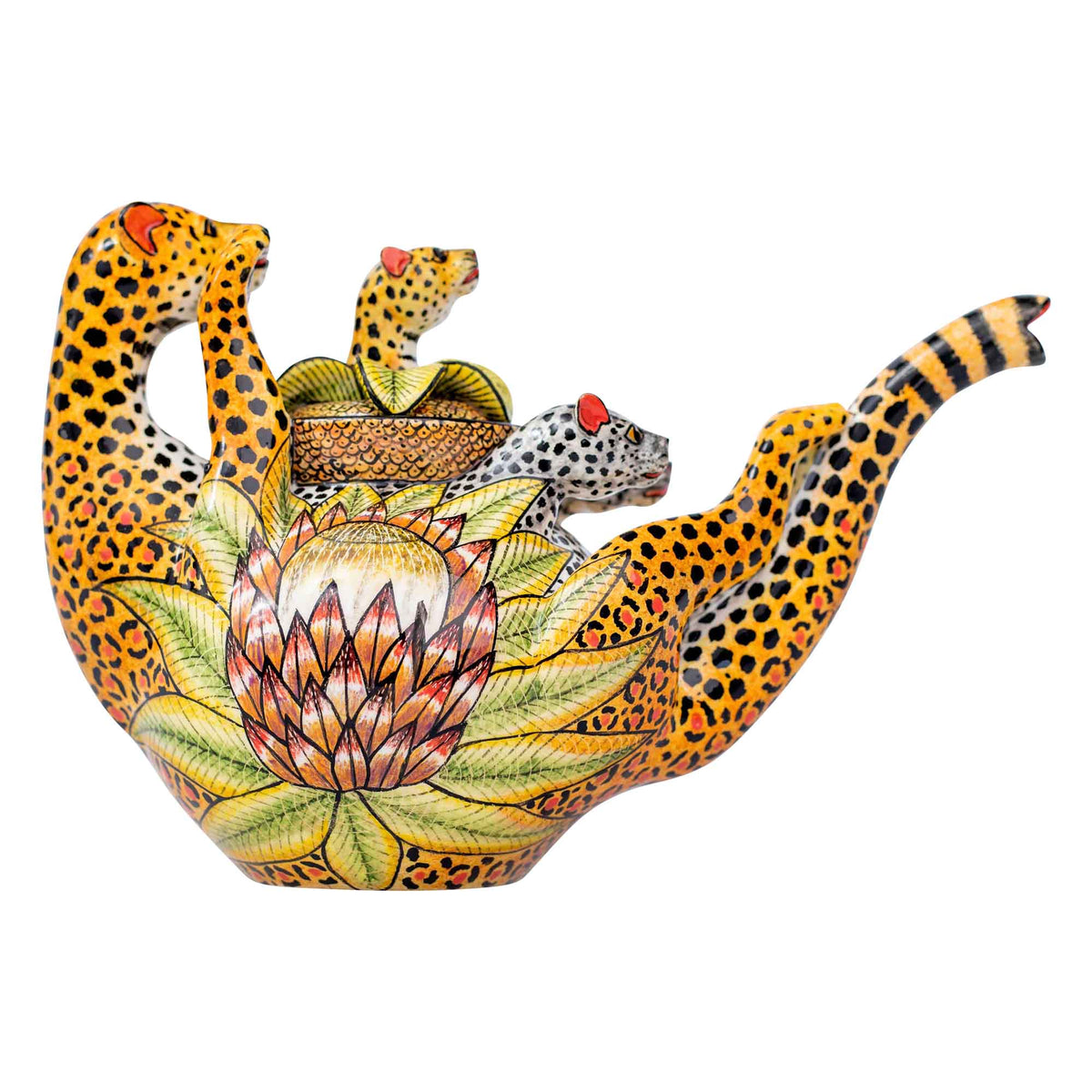 Leopard teapot