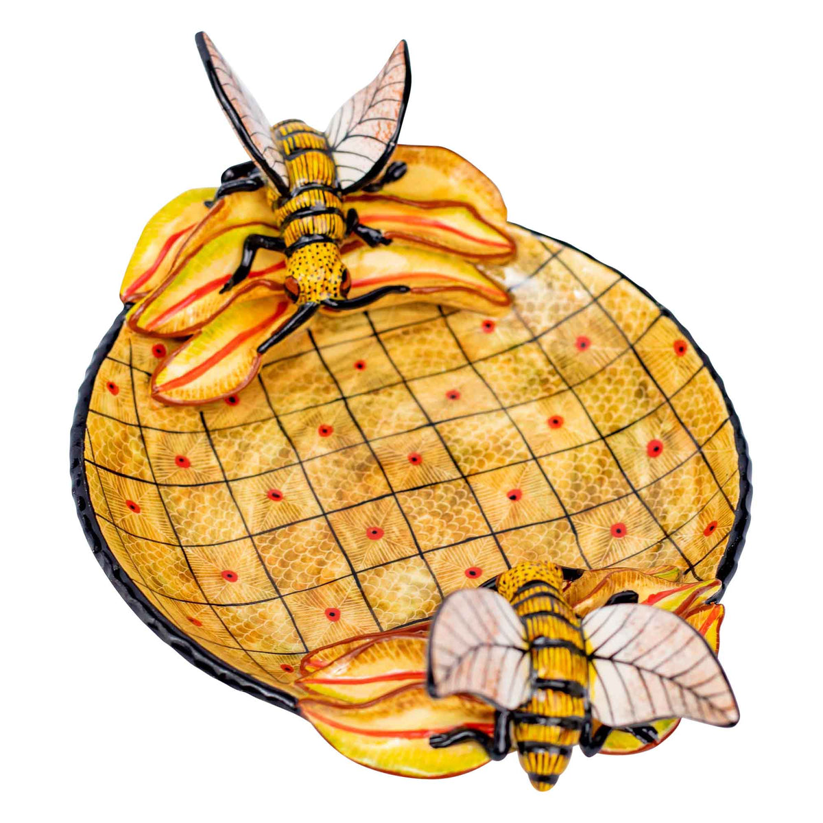 Bee coin dish