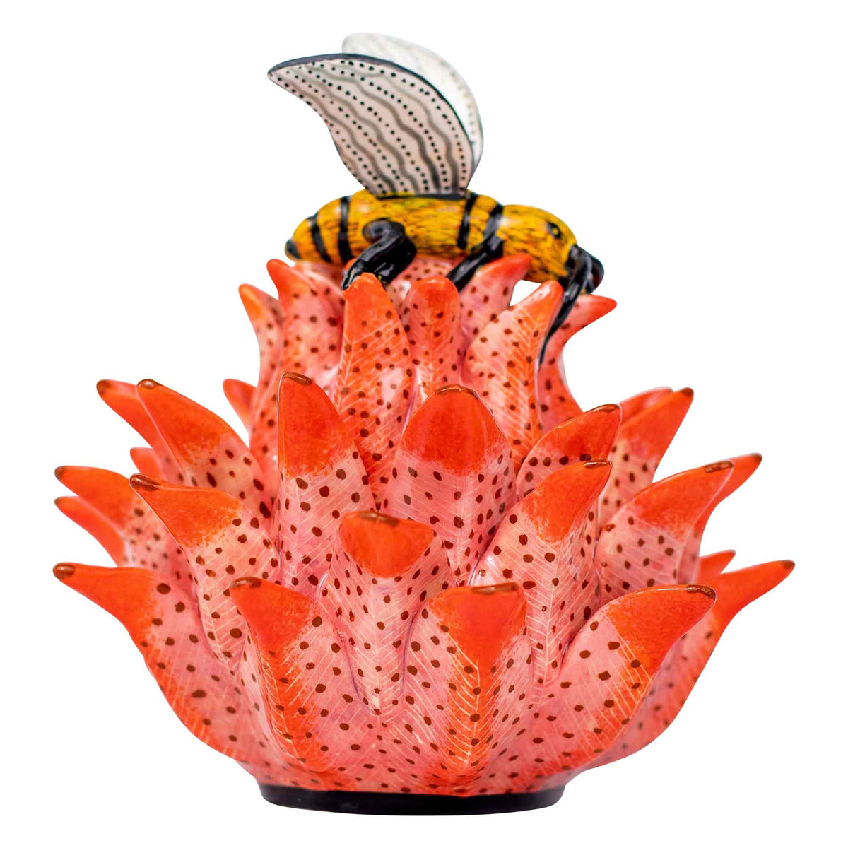 Bee on succulent jewelry box