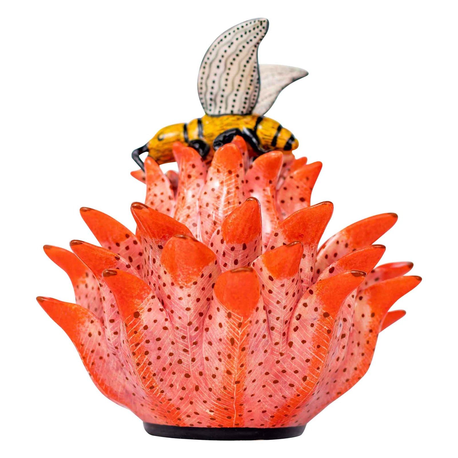 Bee on succulent jewelry box