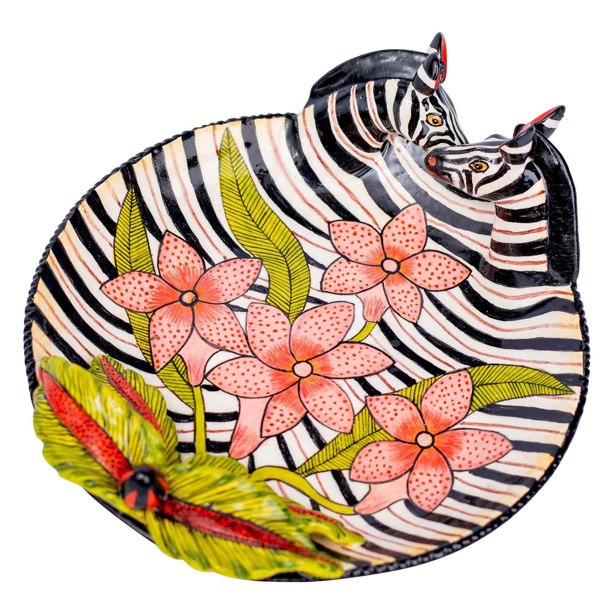 Zebra coin dish