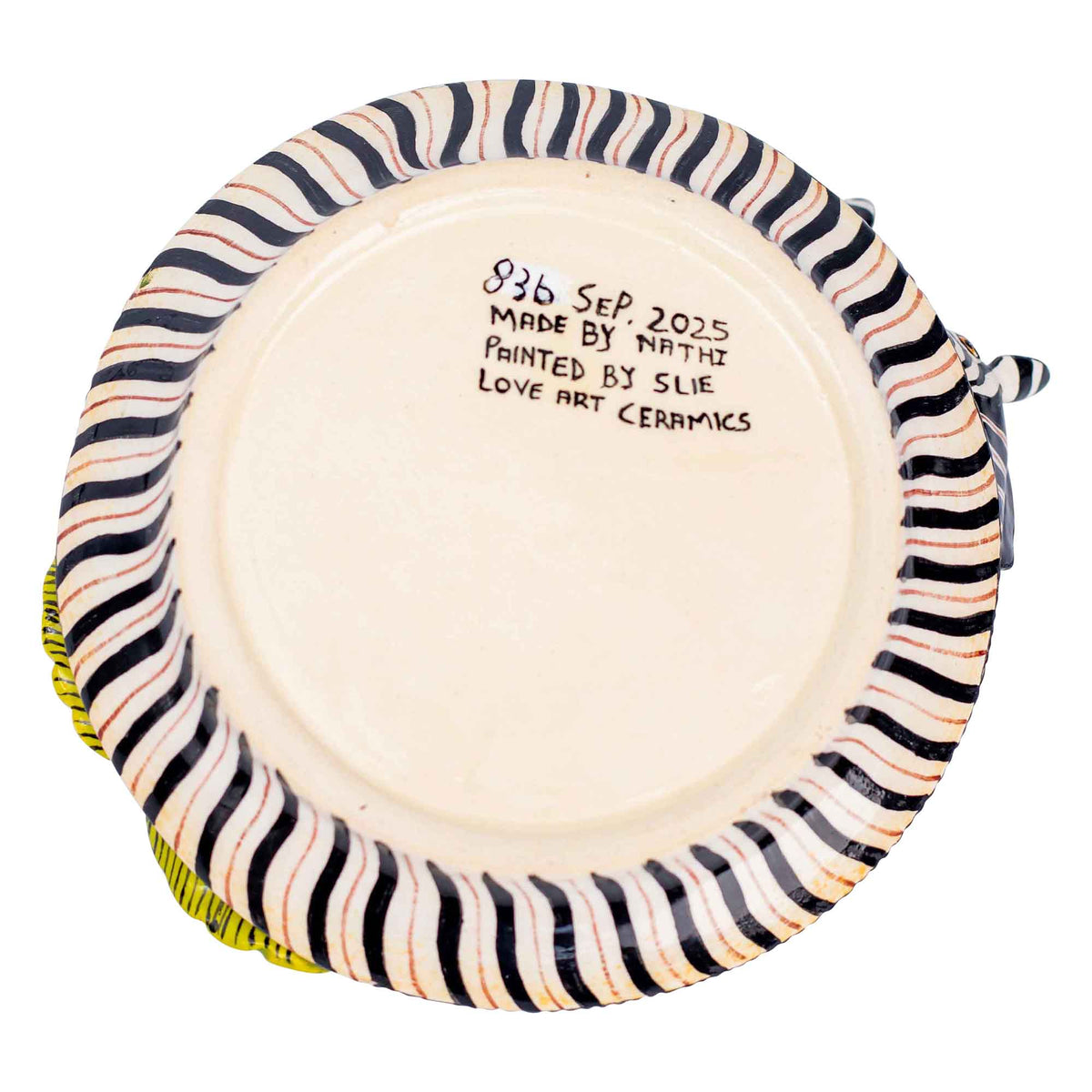 Zebra coin dish