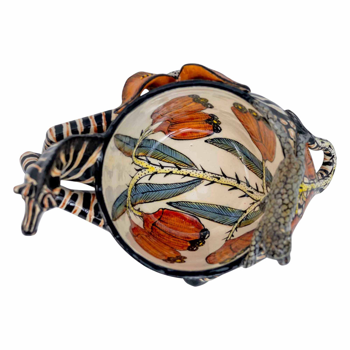 Zebra Peanut Bowl