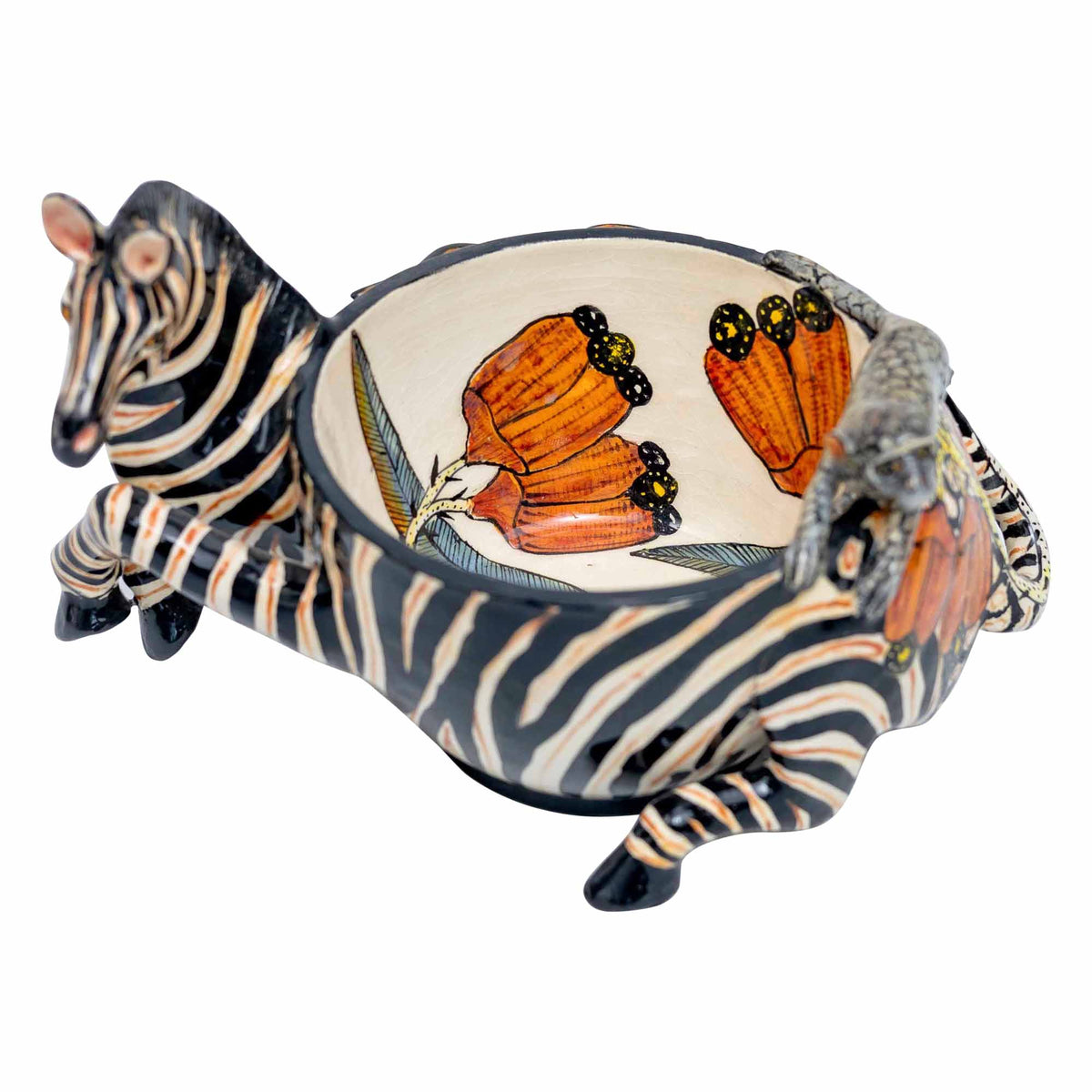 Zebra Peanut Bowl