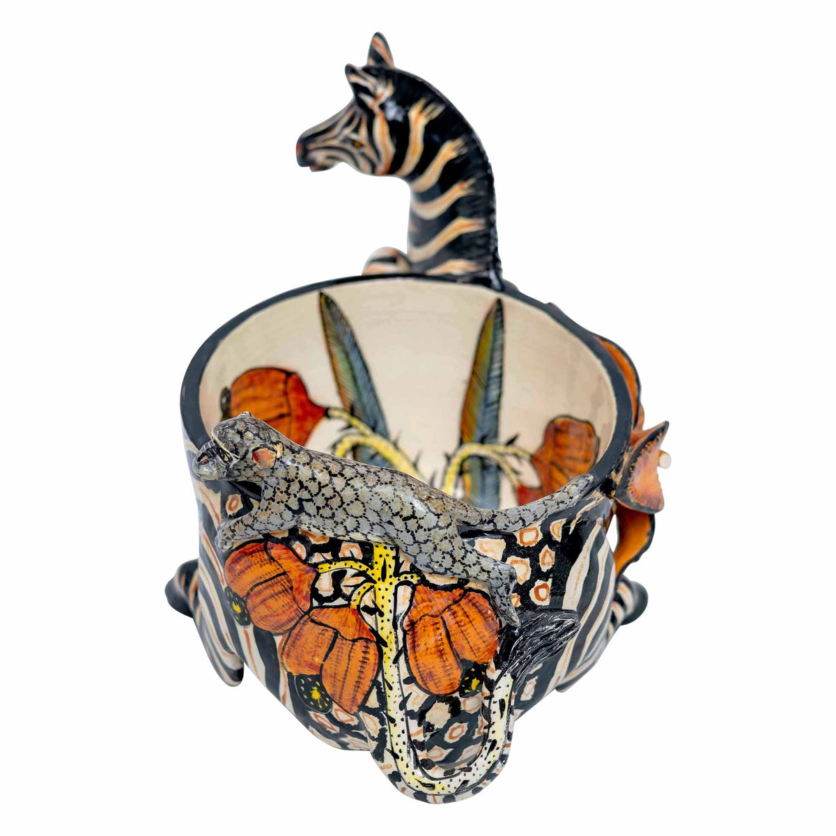 Zebra Peanut Bowl