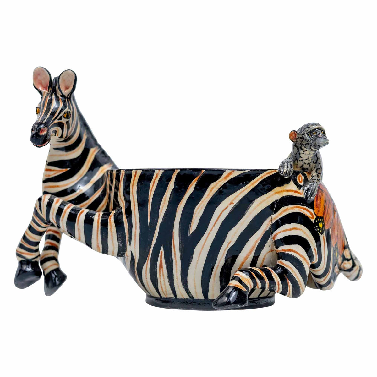 Zebra Peanut Bowl