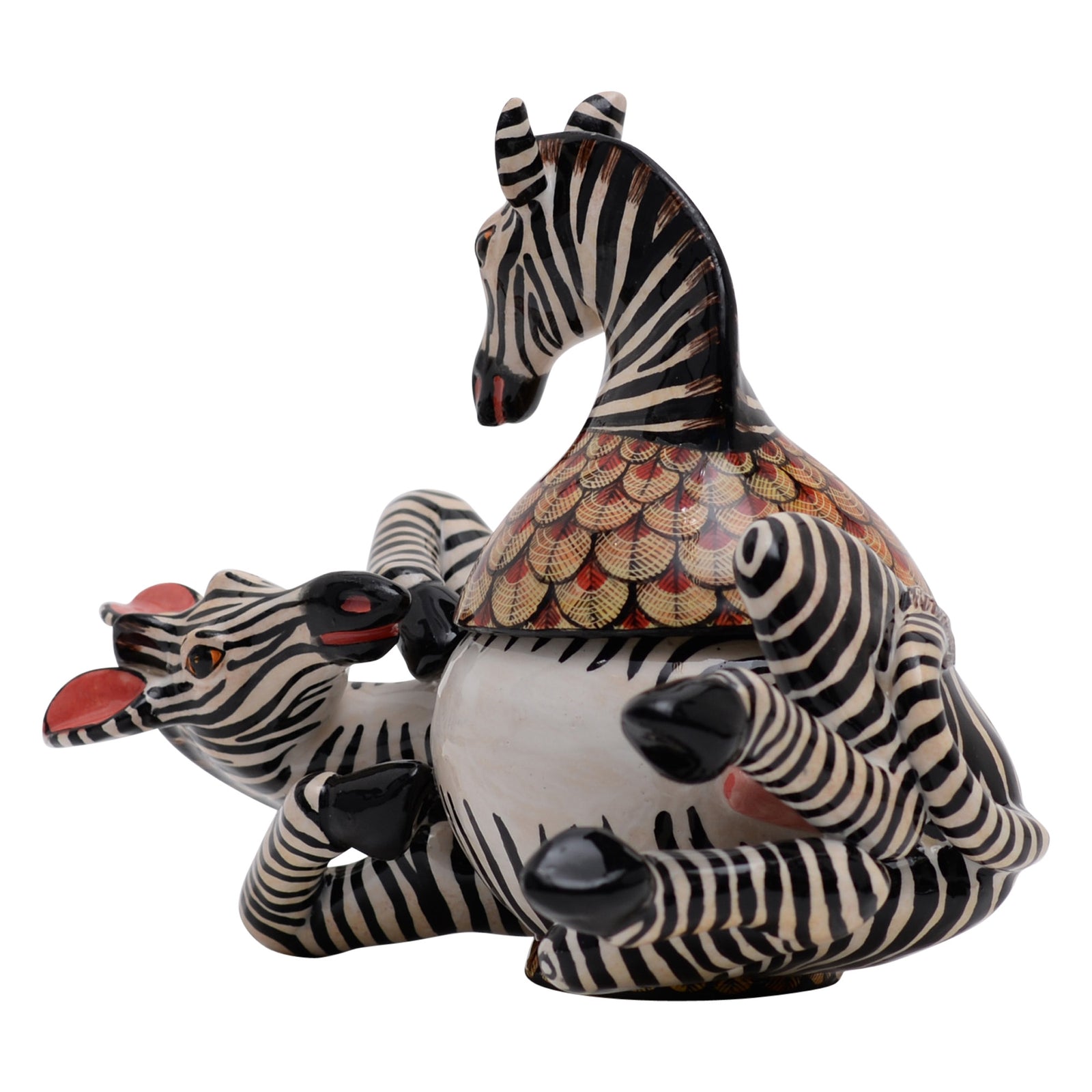 Leopard urn