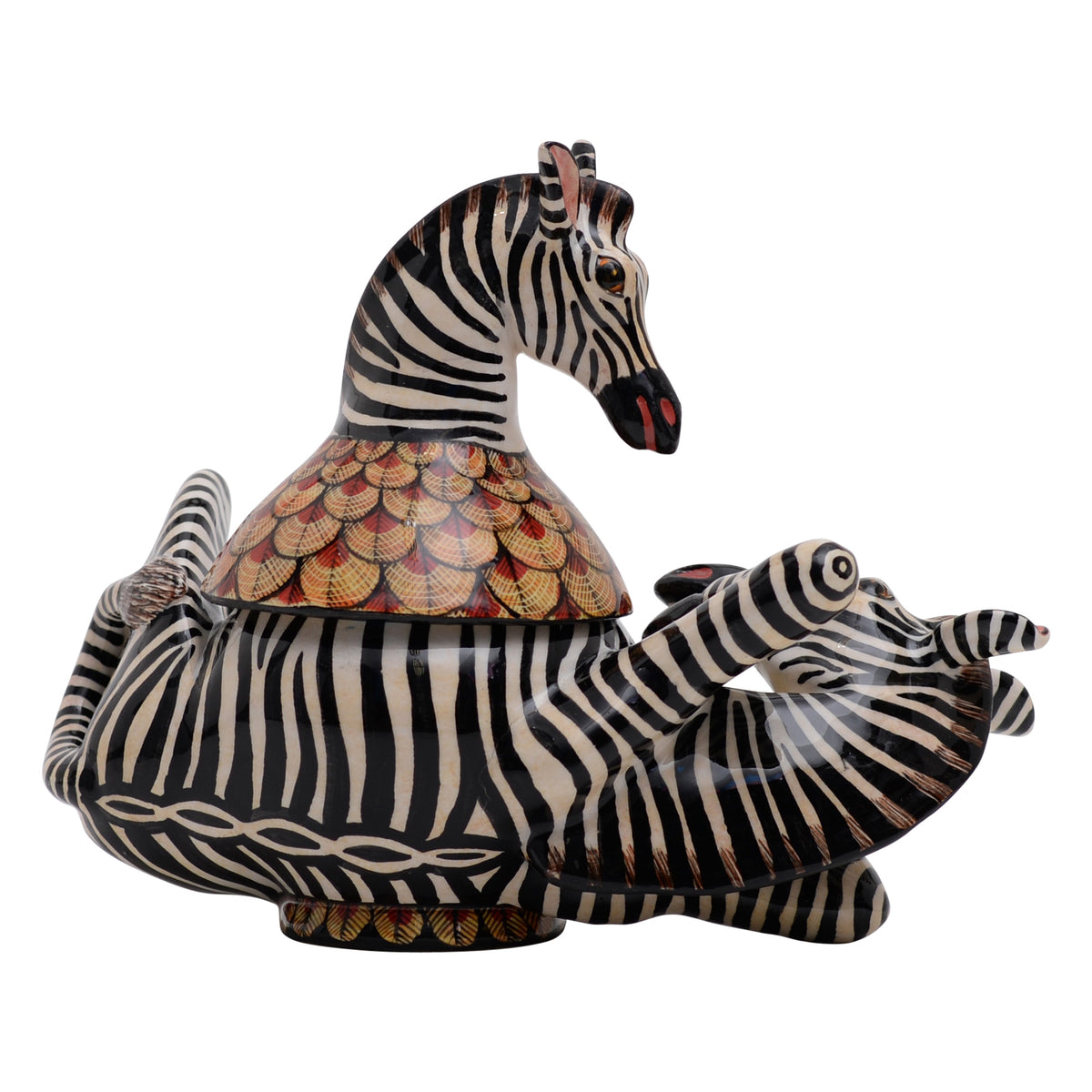 Leopard urn