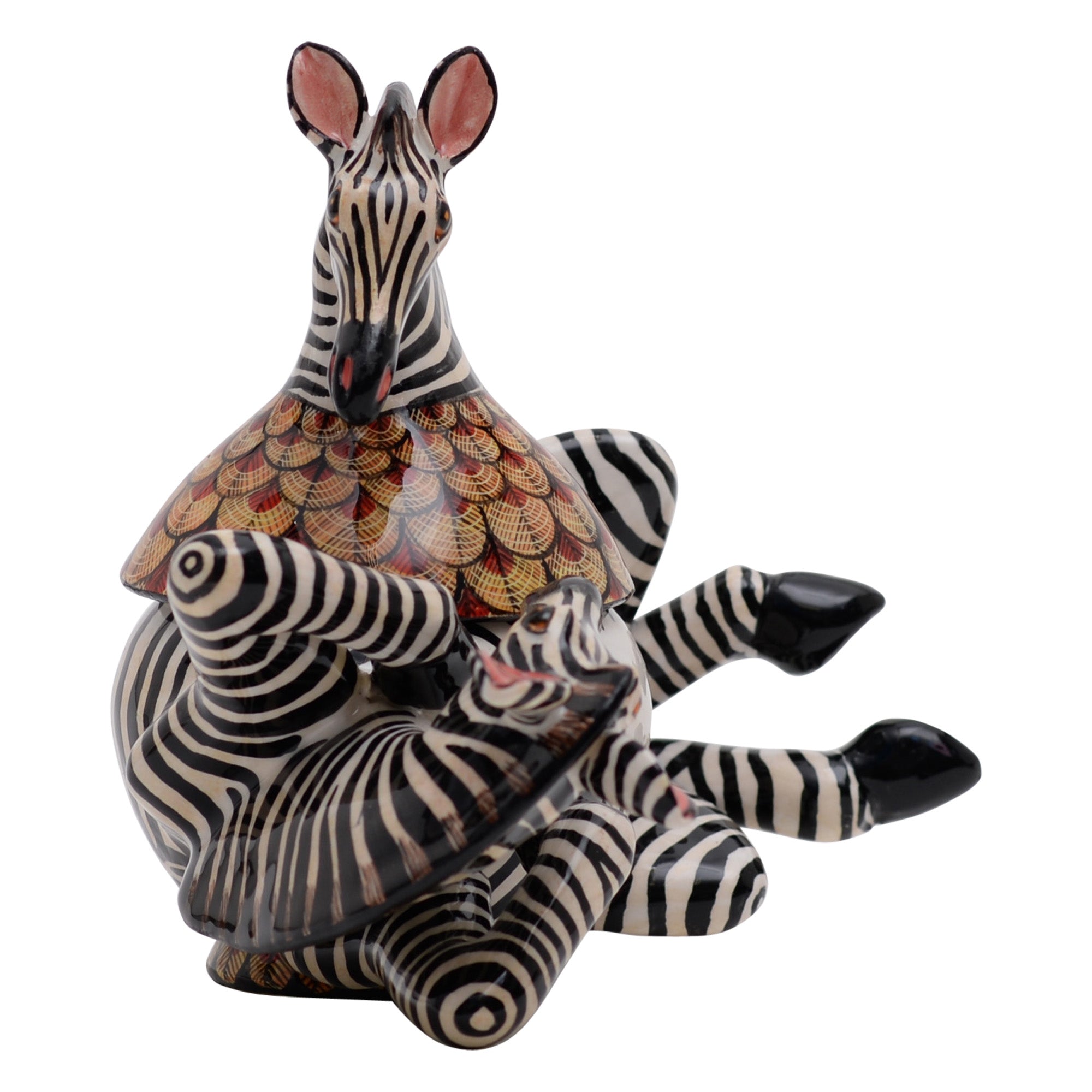 Leopard urn