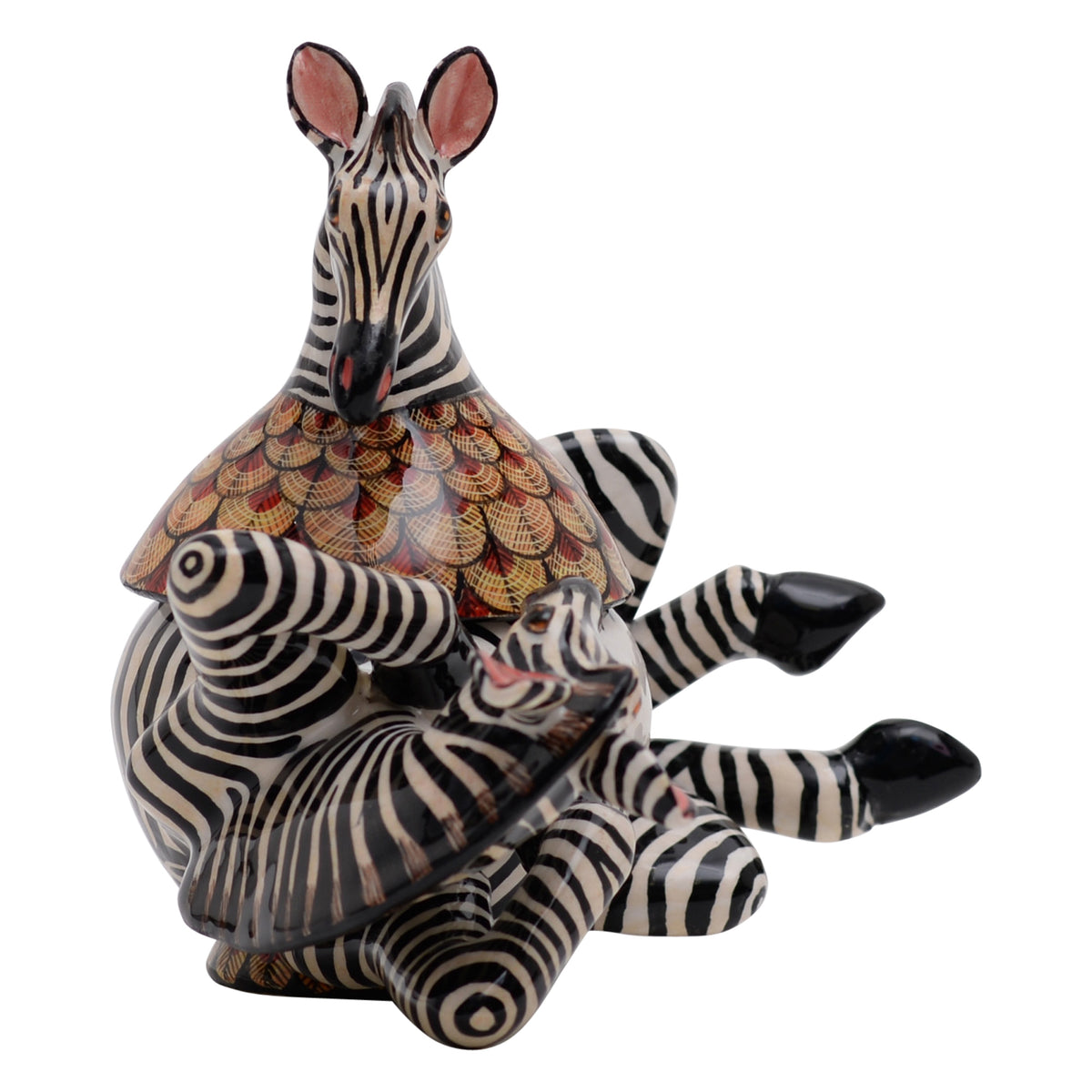 Leopard urn