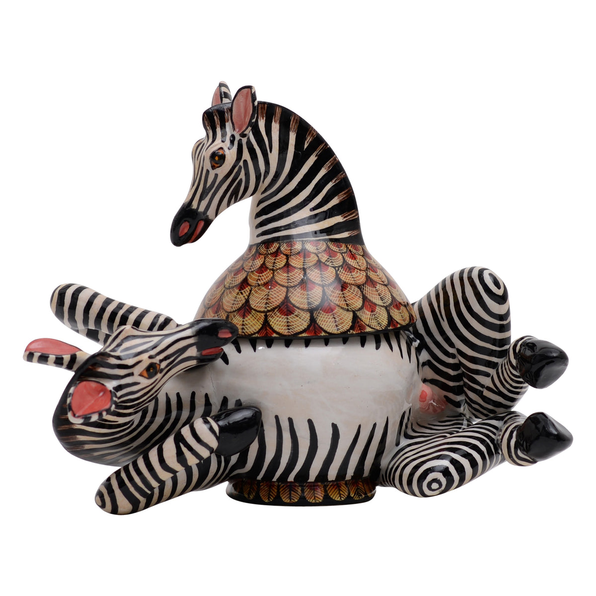 Leopard urn