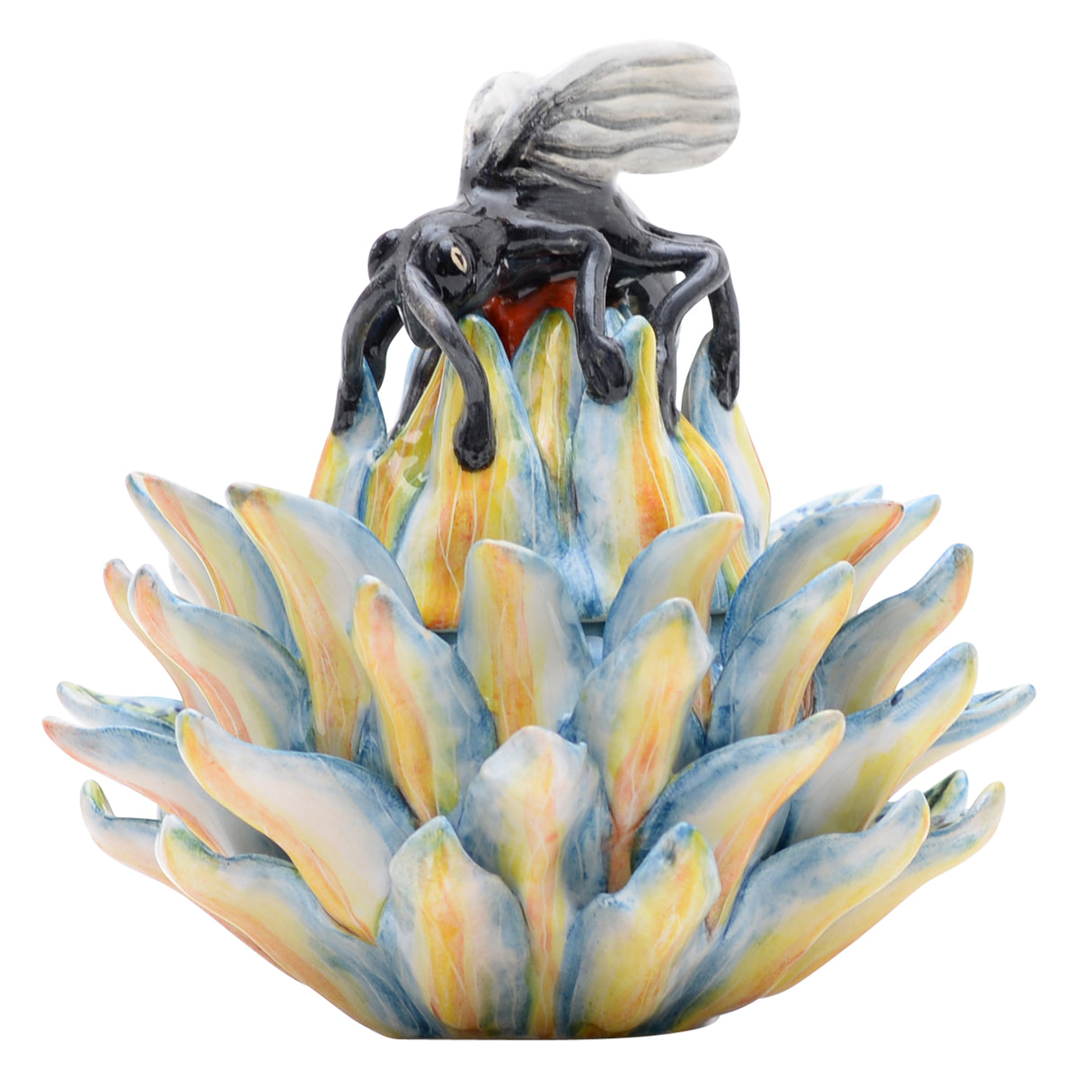 Protea & bee jewelry box