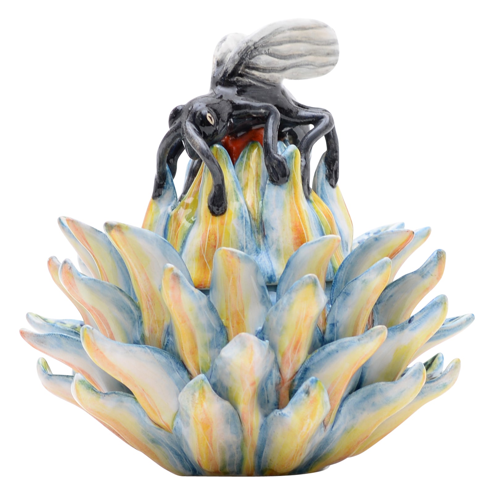 Protea & bee jewelry box