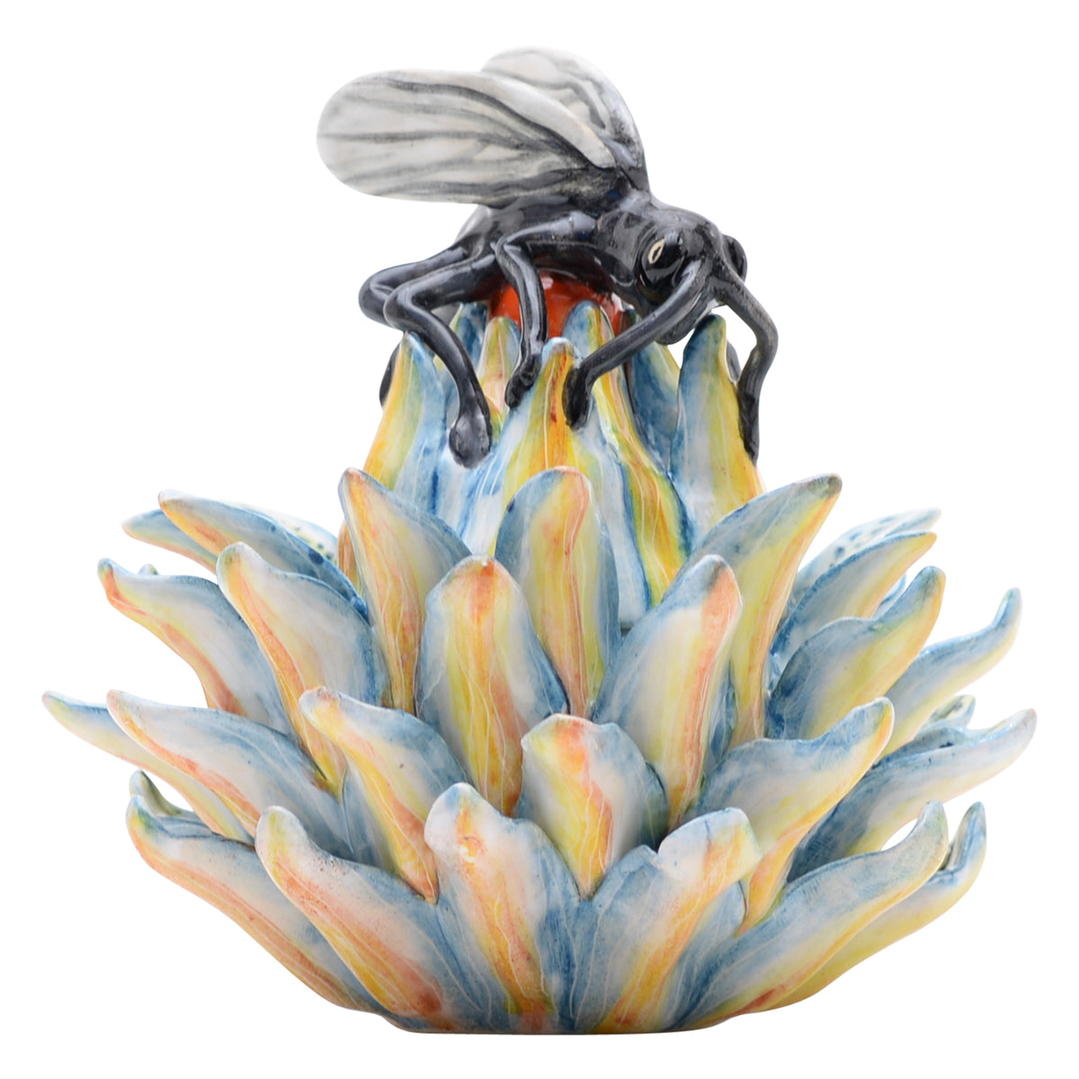 Protea & bee jewelry box
