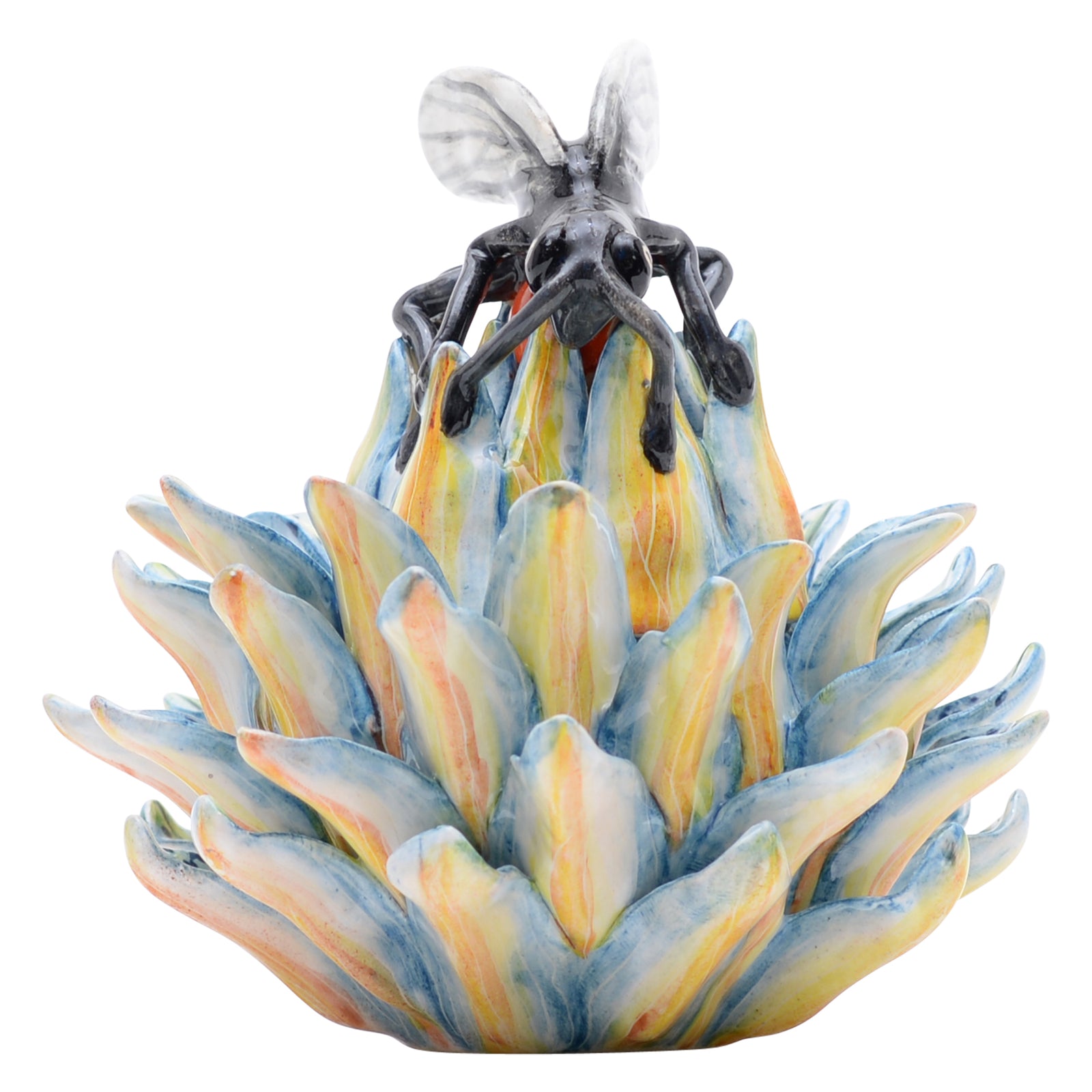 Protea & bee jewelry box