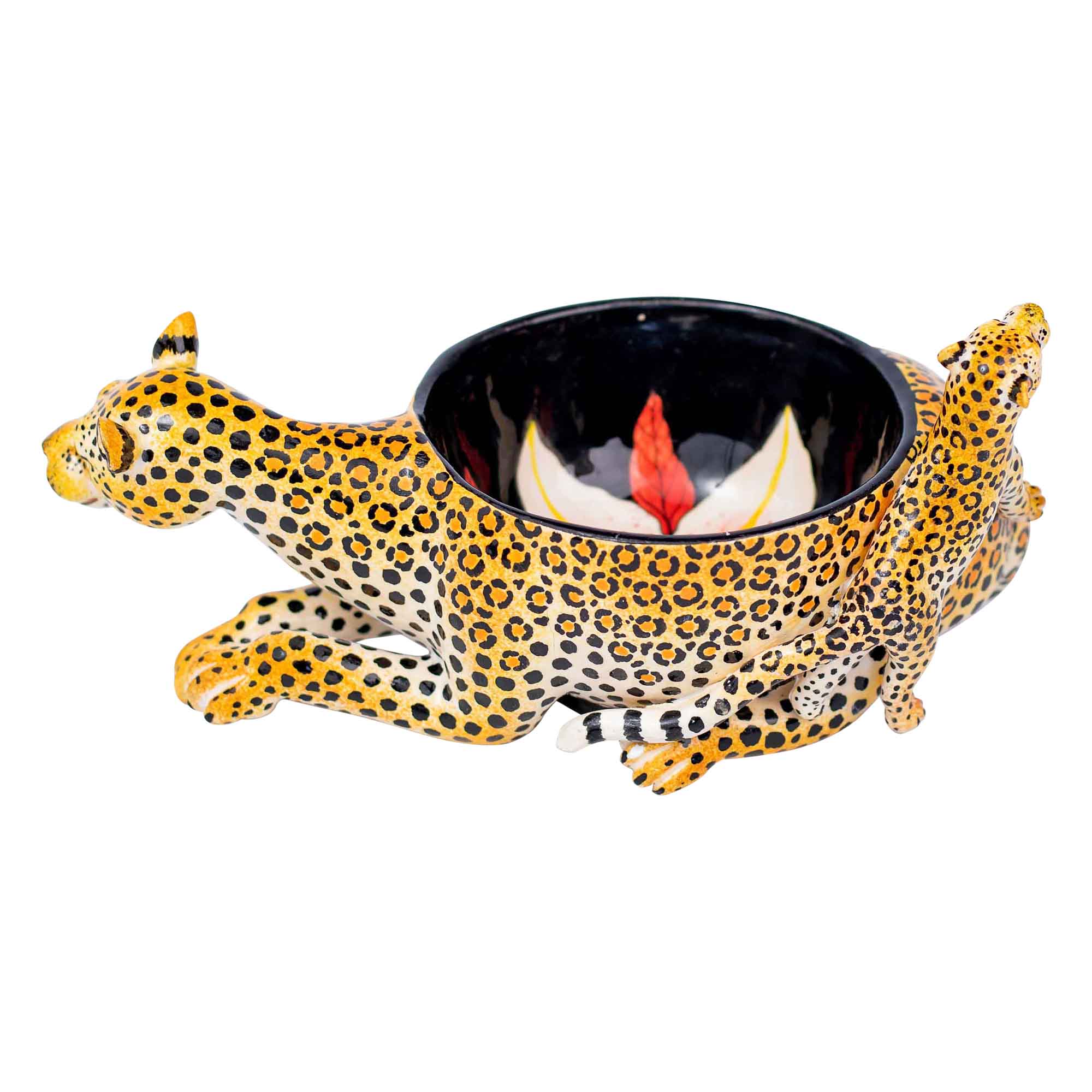 Leopard peanut bowl