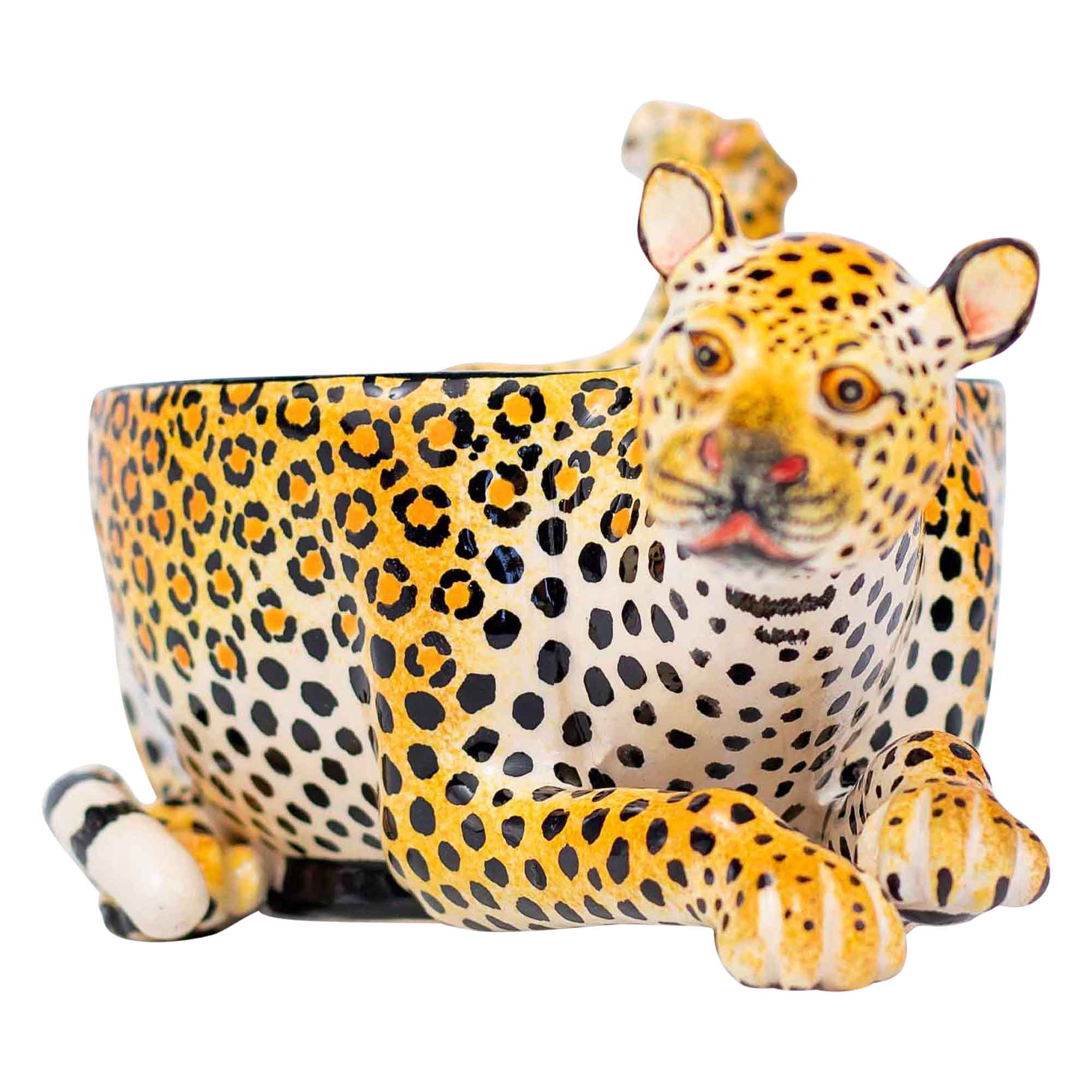 Leopard peanut bowl