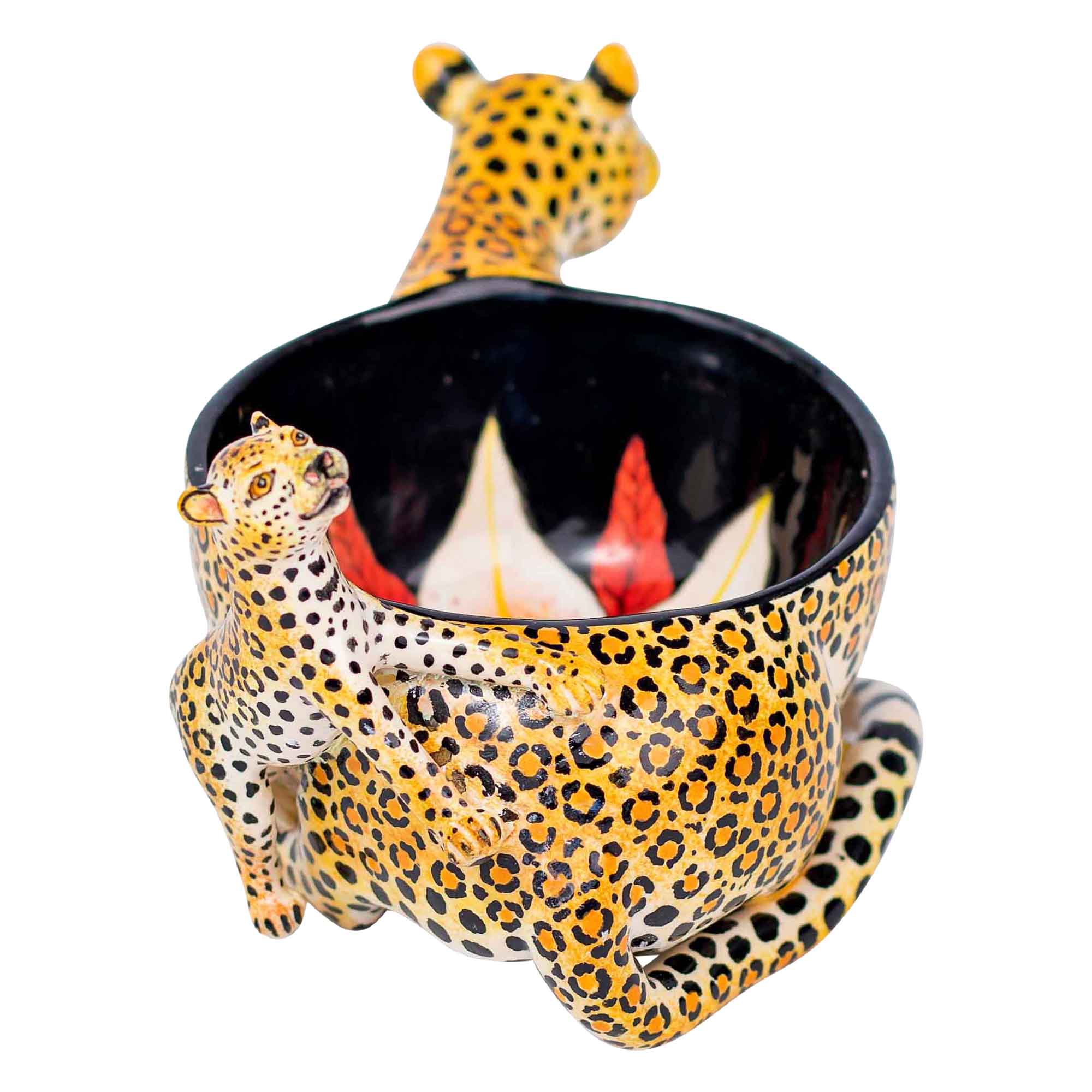 Leopard peanut bowl