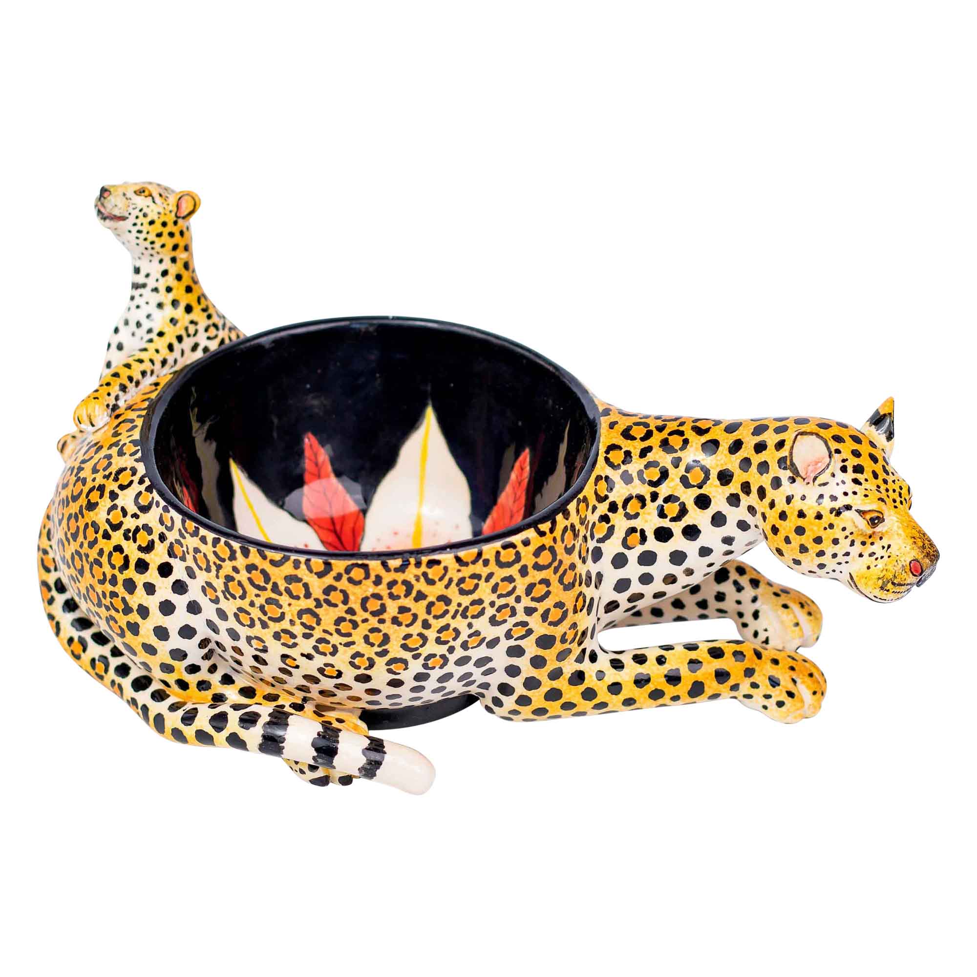 Leopard peanut bowl
