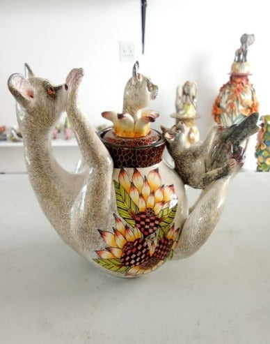 Bushbaby teapot