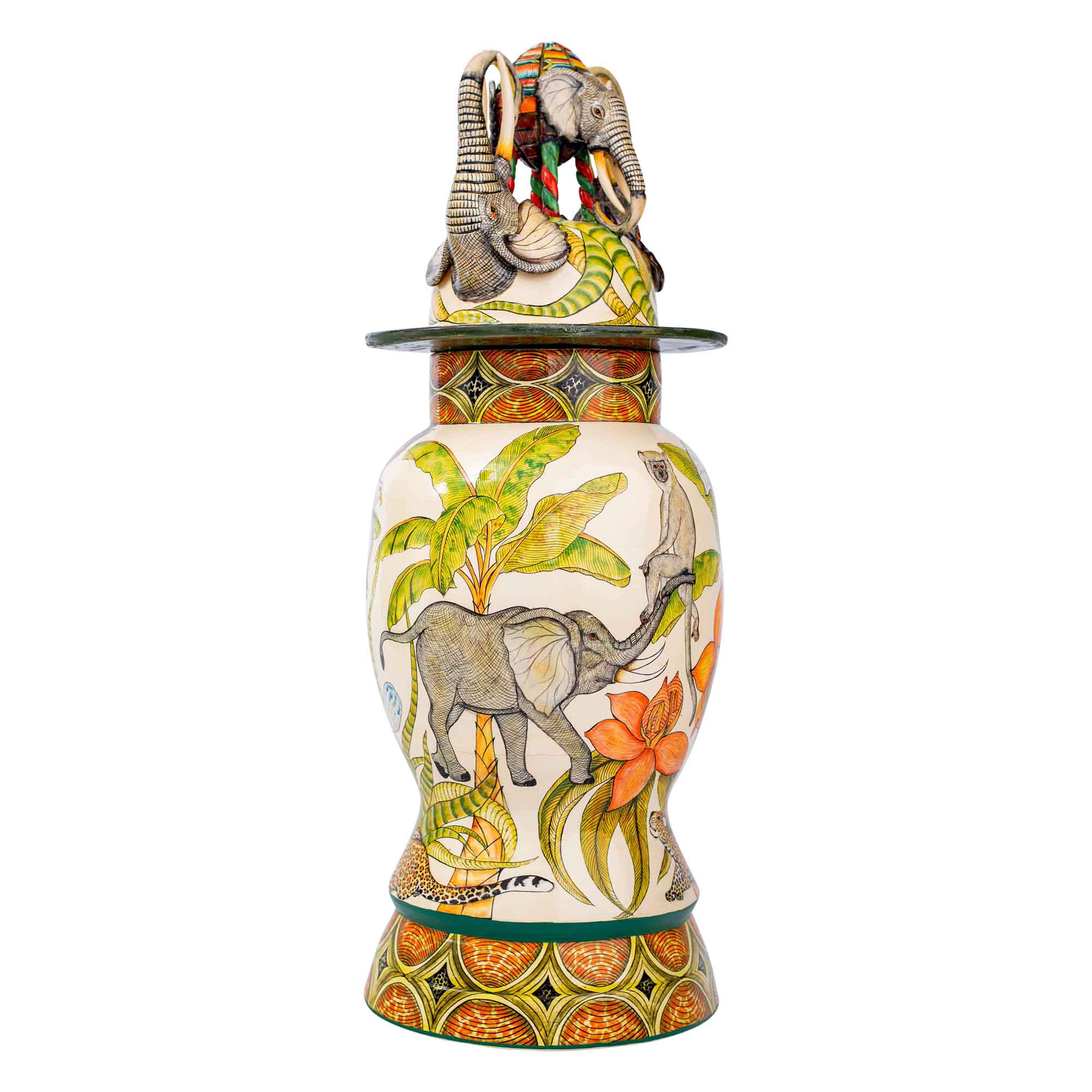 Elephant urn