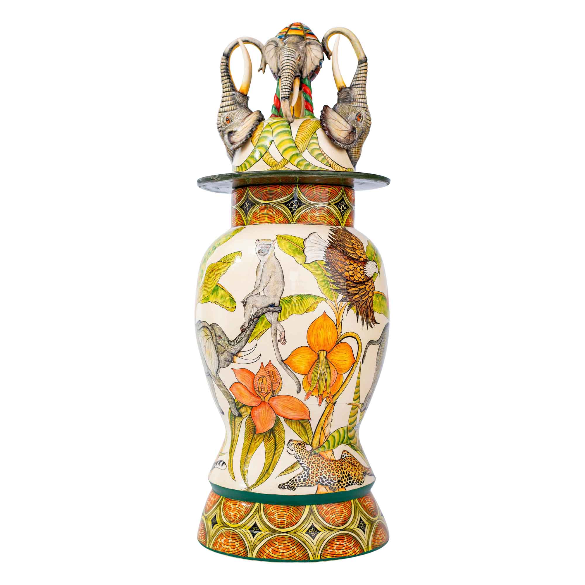 Elephant urn